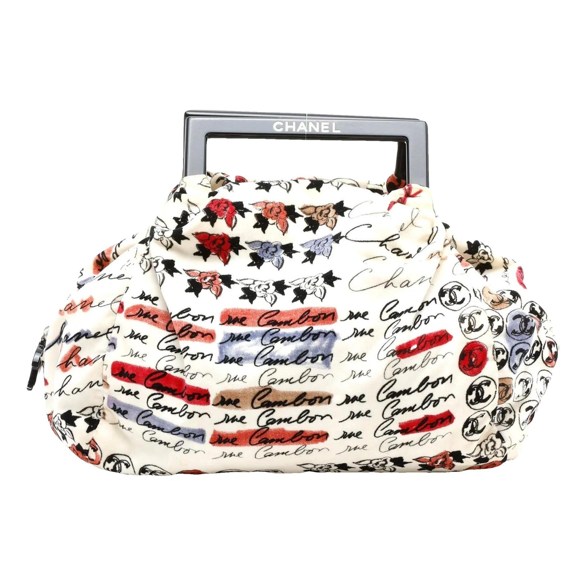Velvet handbag