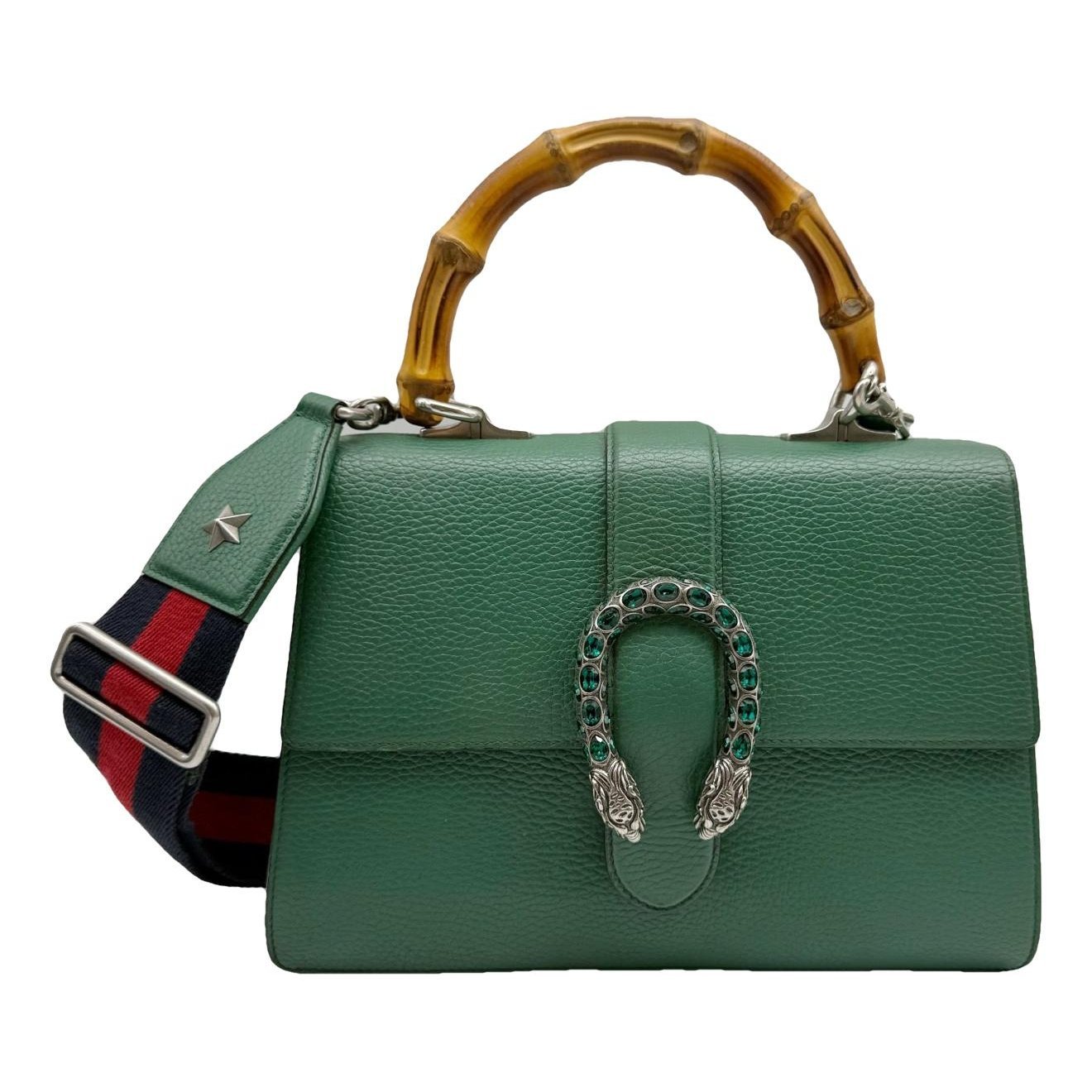 Dionysus Bamboo leather handbag