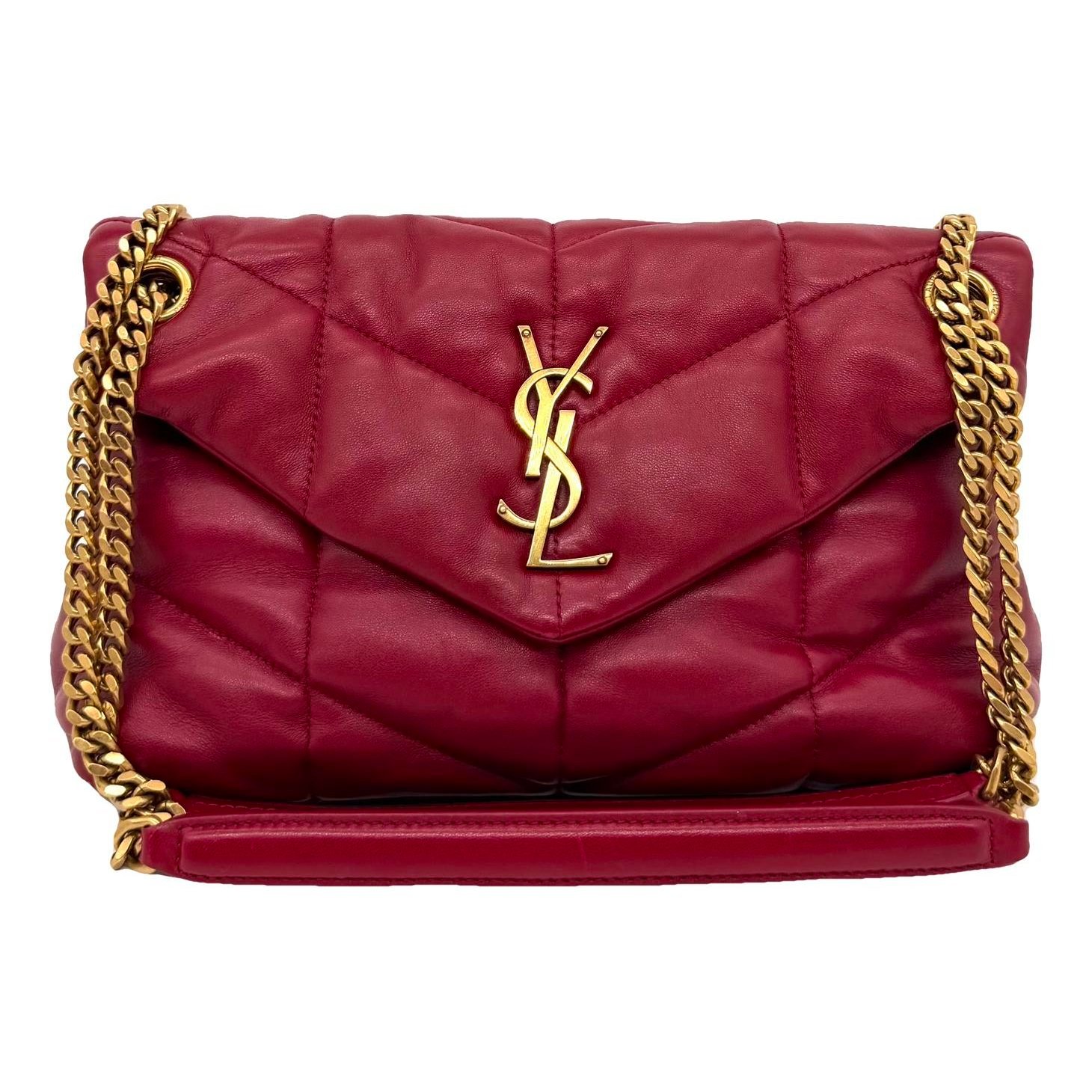 Loulou Puffer leather crossbody bag