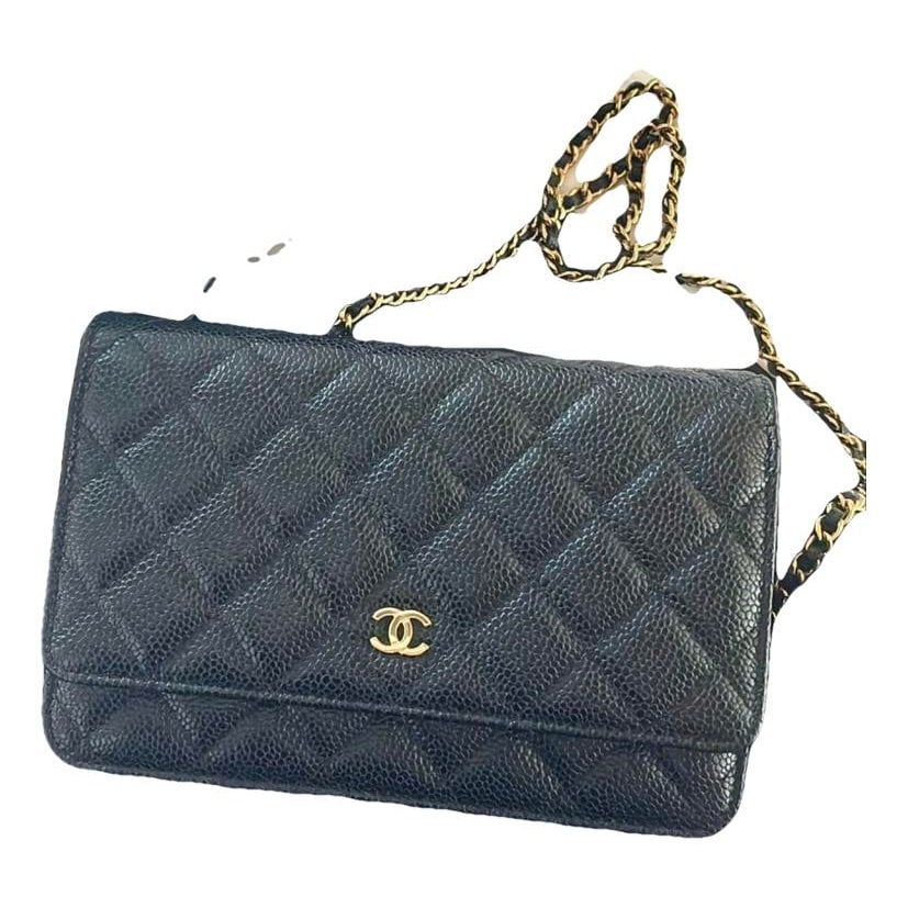 Wallet On Chain Timeless/Classique leather crossbody bag