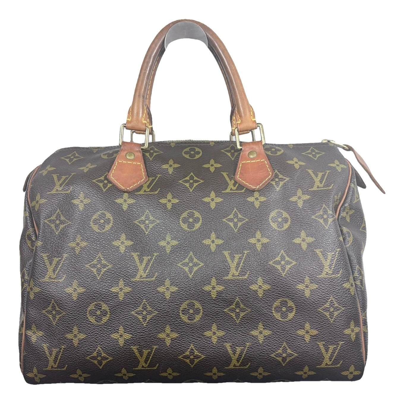 Speedy leather handbag