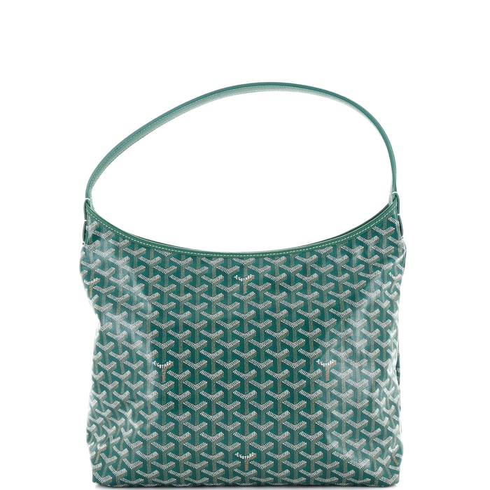 Sac Goyard Bohème Hobo en toile Goyardine noire