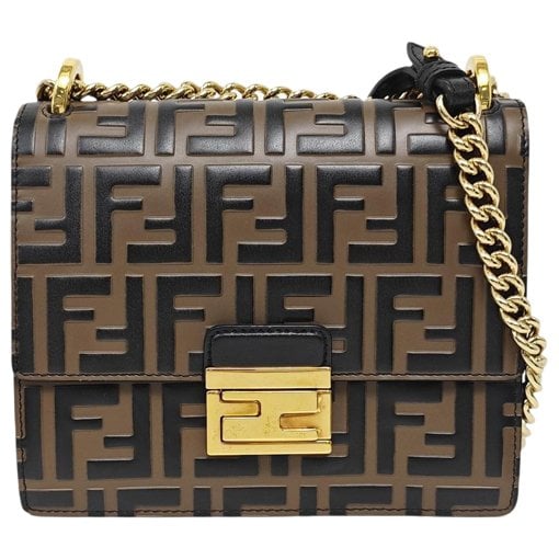 Kan U leather crossbody bag