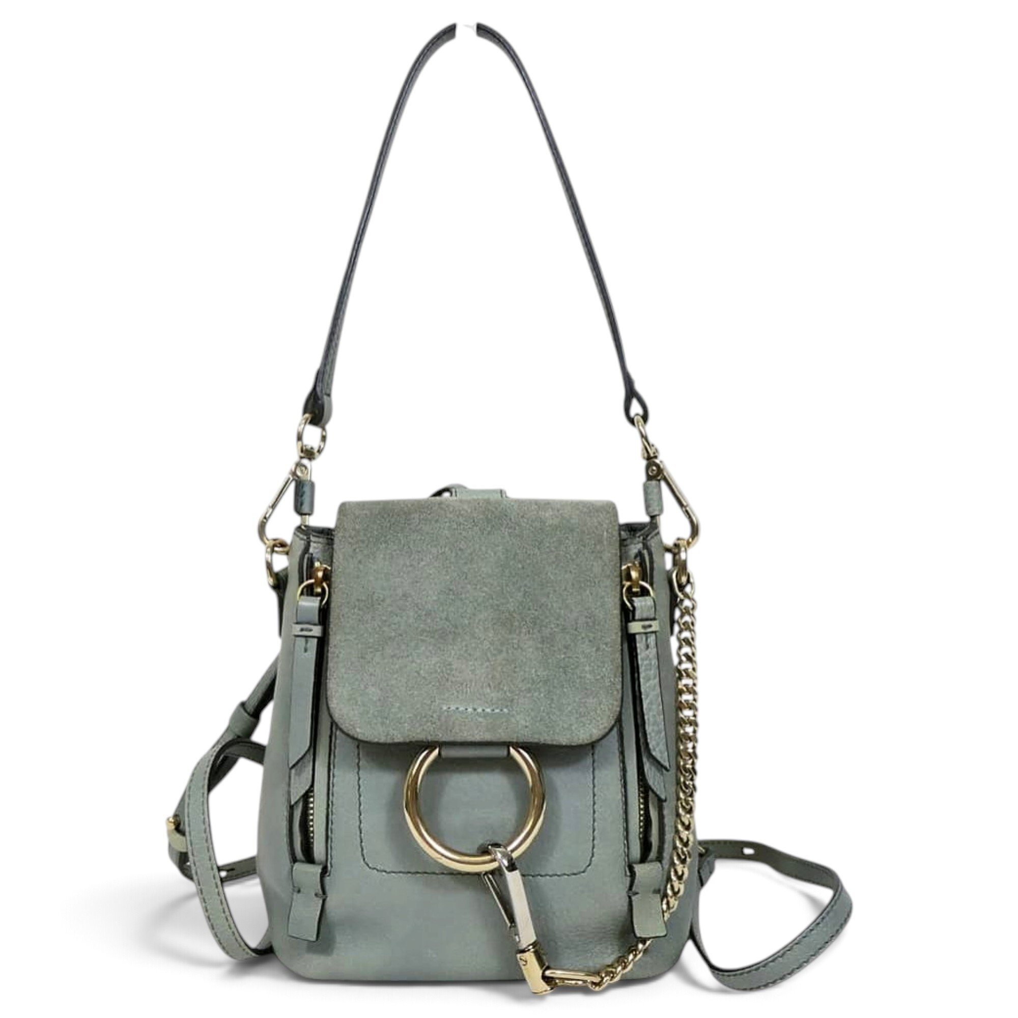 Faye leather backpack