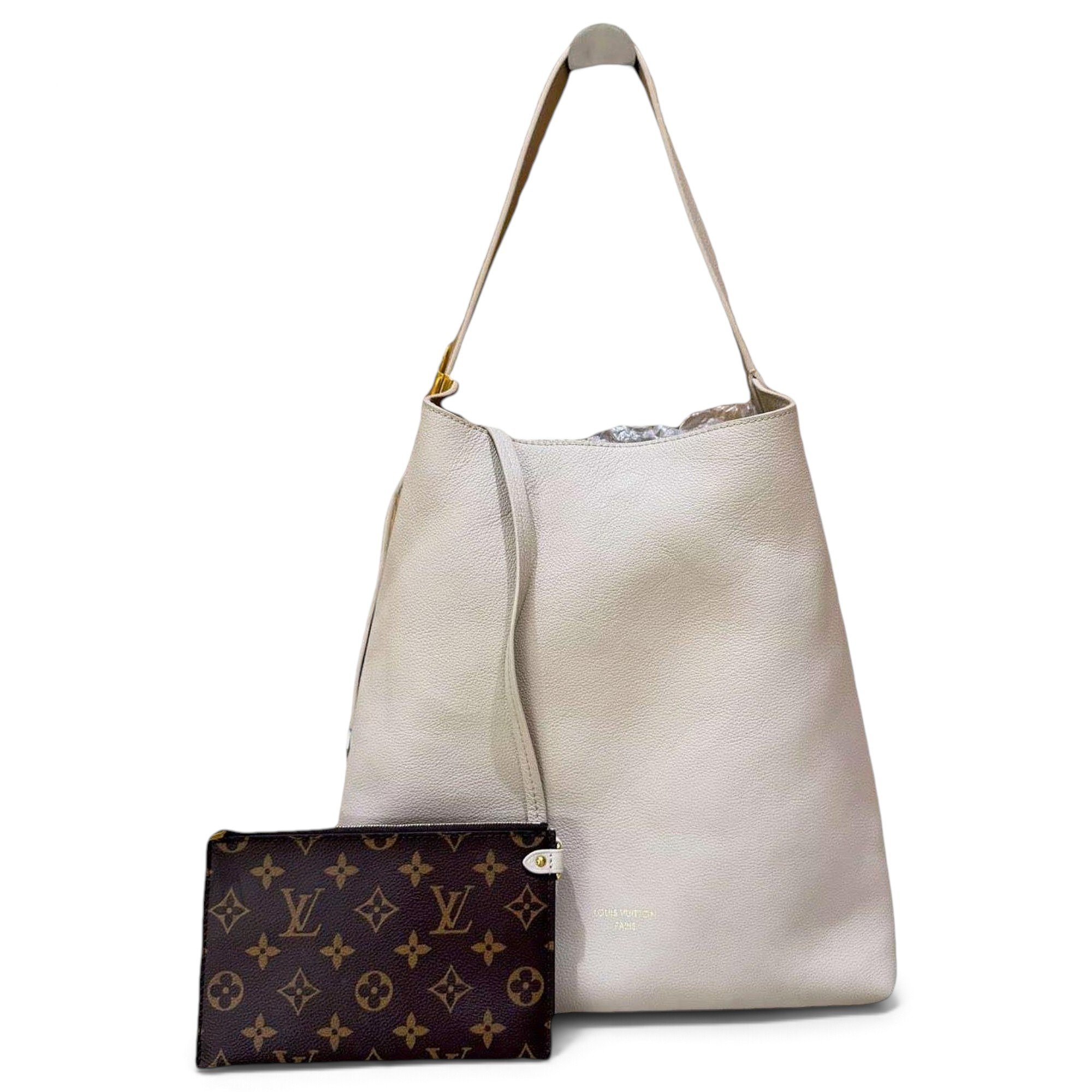 Low Key Hobo leather handbag