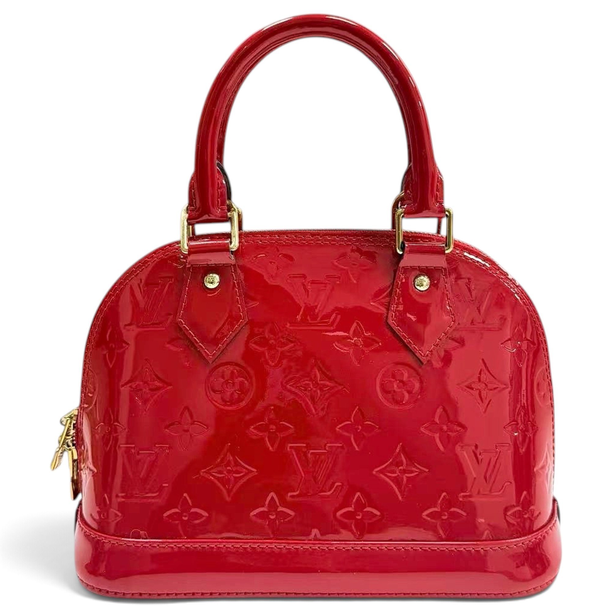 Alma BB patent leather handbag