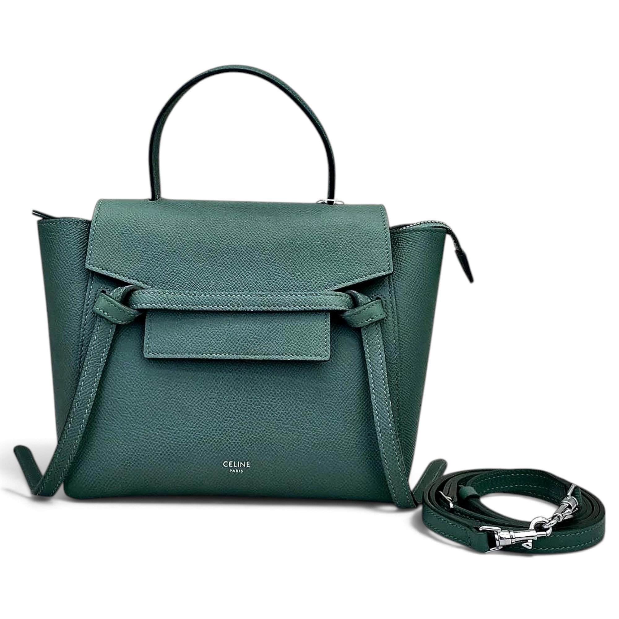 Belt leather handbag