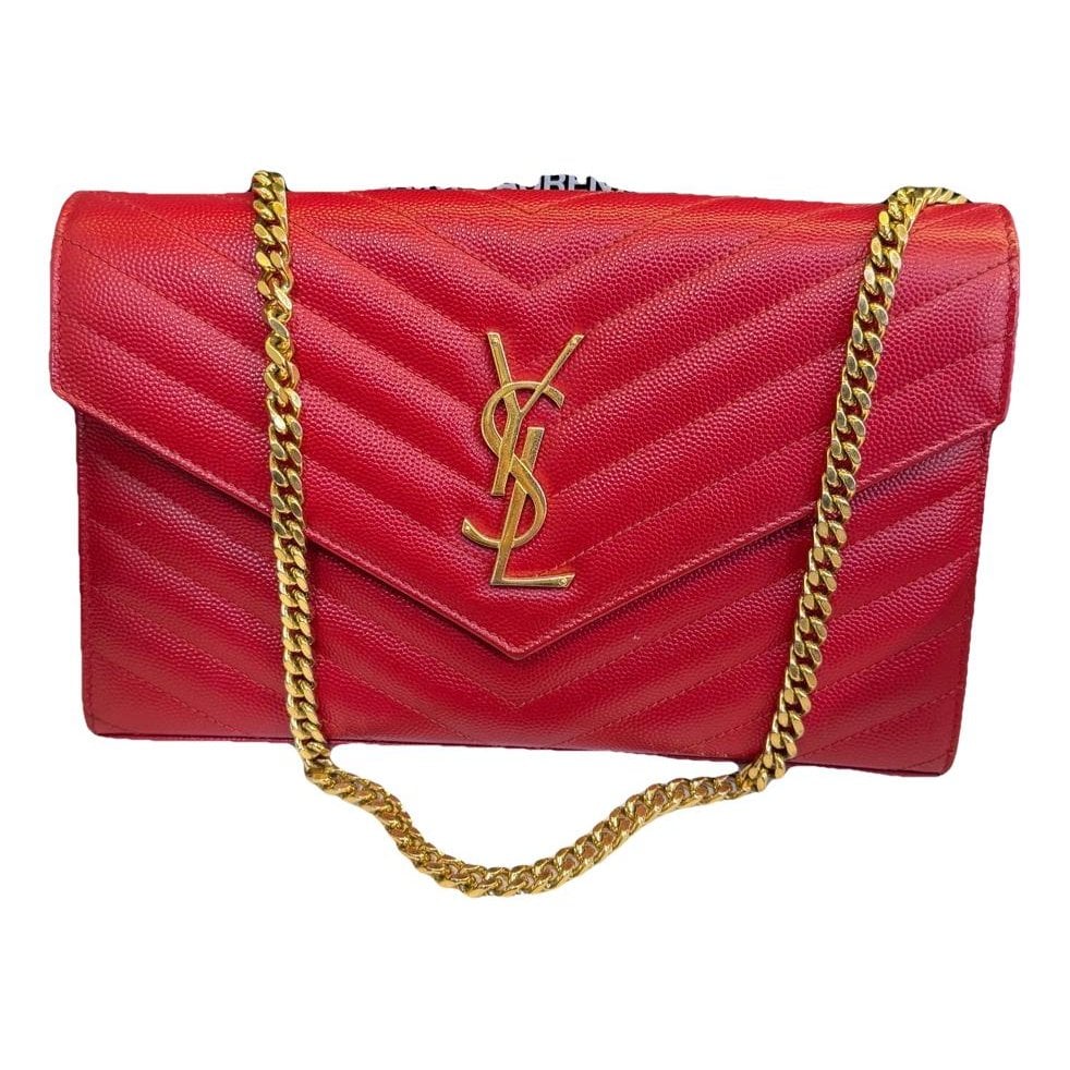 Portefeuille enveloppe leather handbag