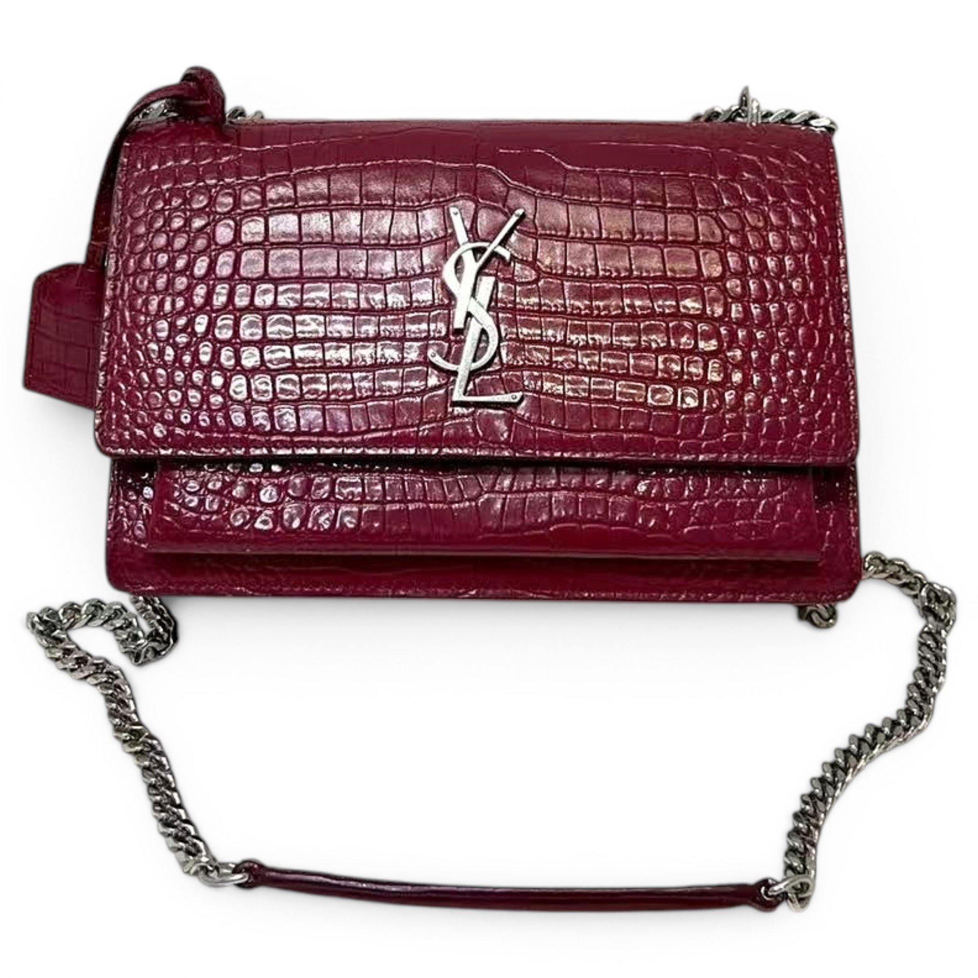 Sunset leather handbag