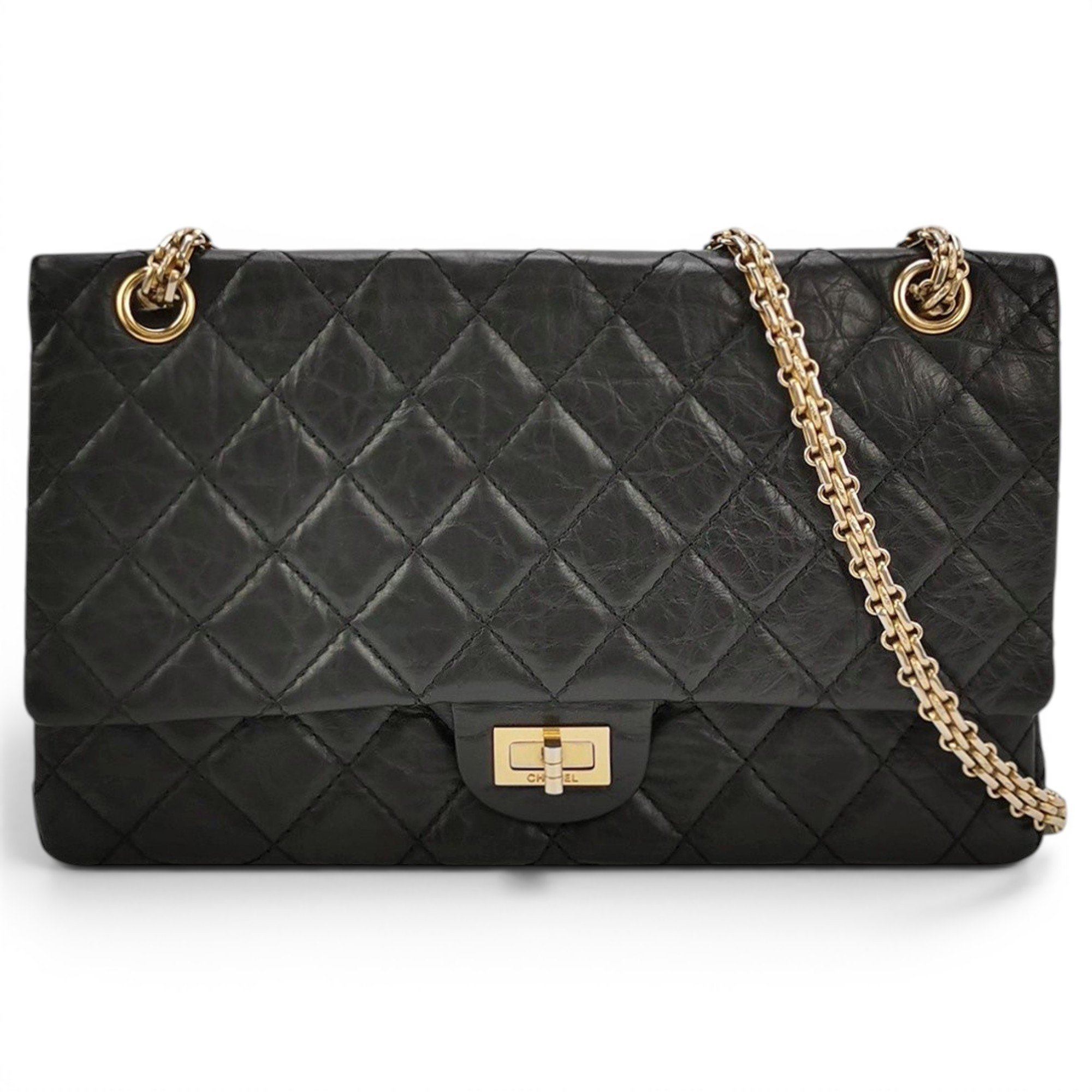 2.55 leather handbag
