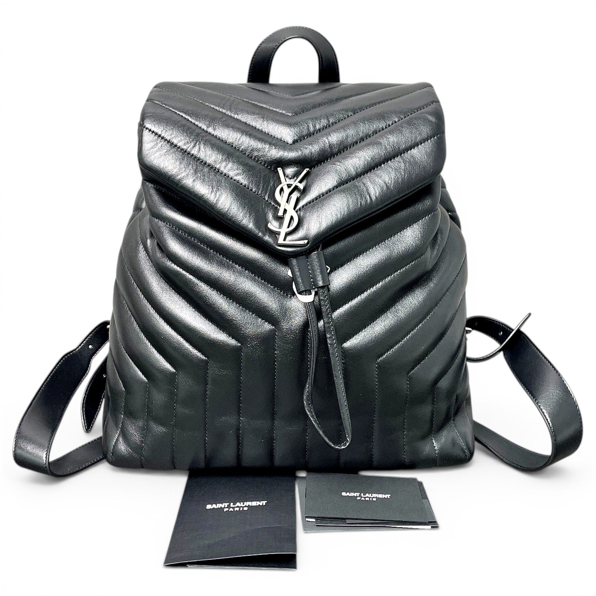 Loulou leather backpack