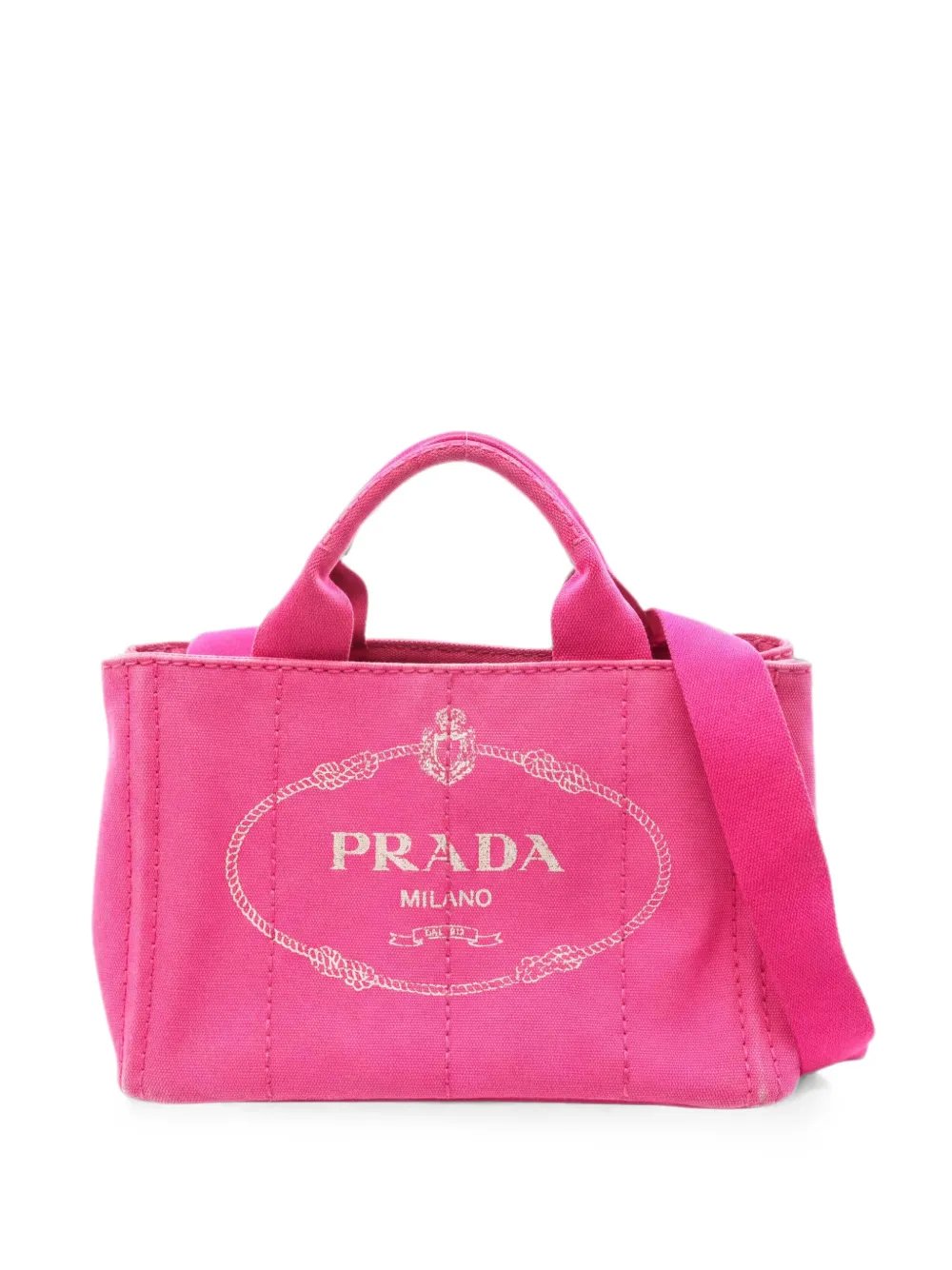 Prada 2000s Canapa tote bag