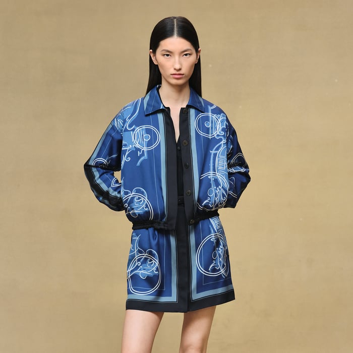 Bleu Lagune "Ex-libris a Main Levee" Jacket