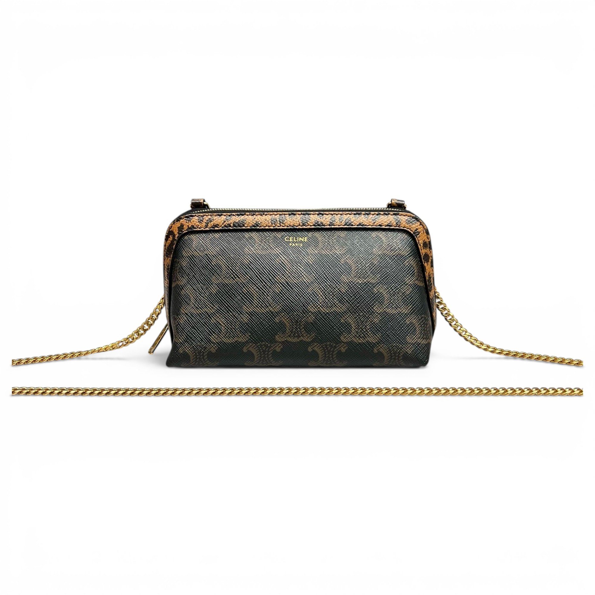 Vinyl crossbody bag