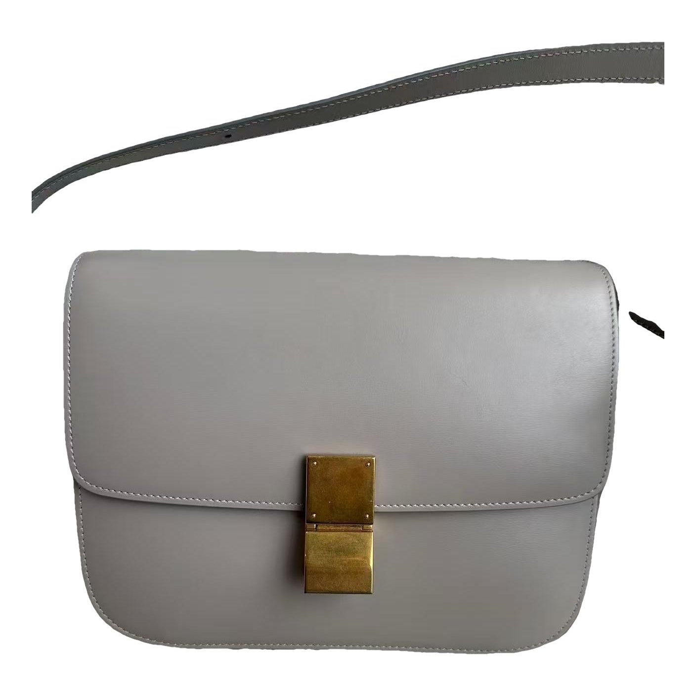 Classic leather crossbody bag