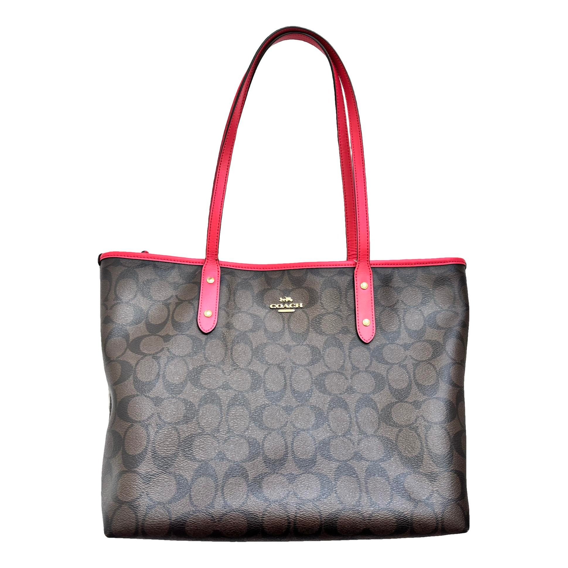 CITY ZIP TOTE leather tote