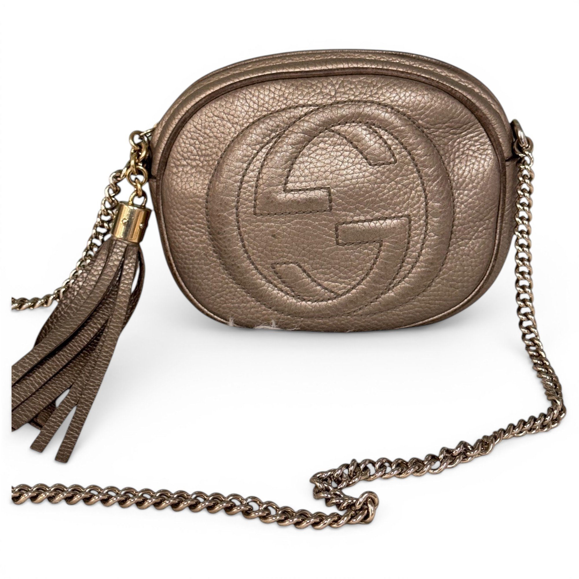 Leather crossbody bag