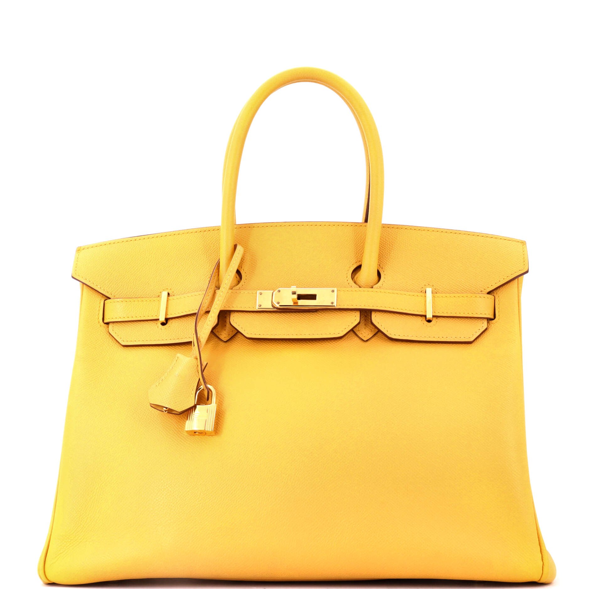 Birkin Handbag Soleil Epsom with Gold Hardware 35