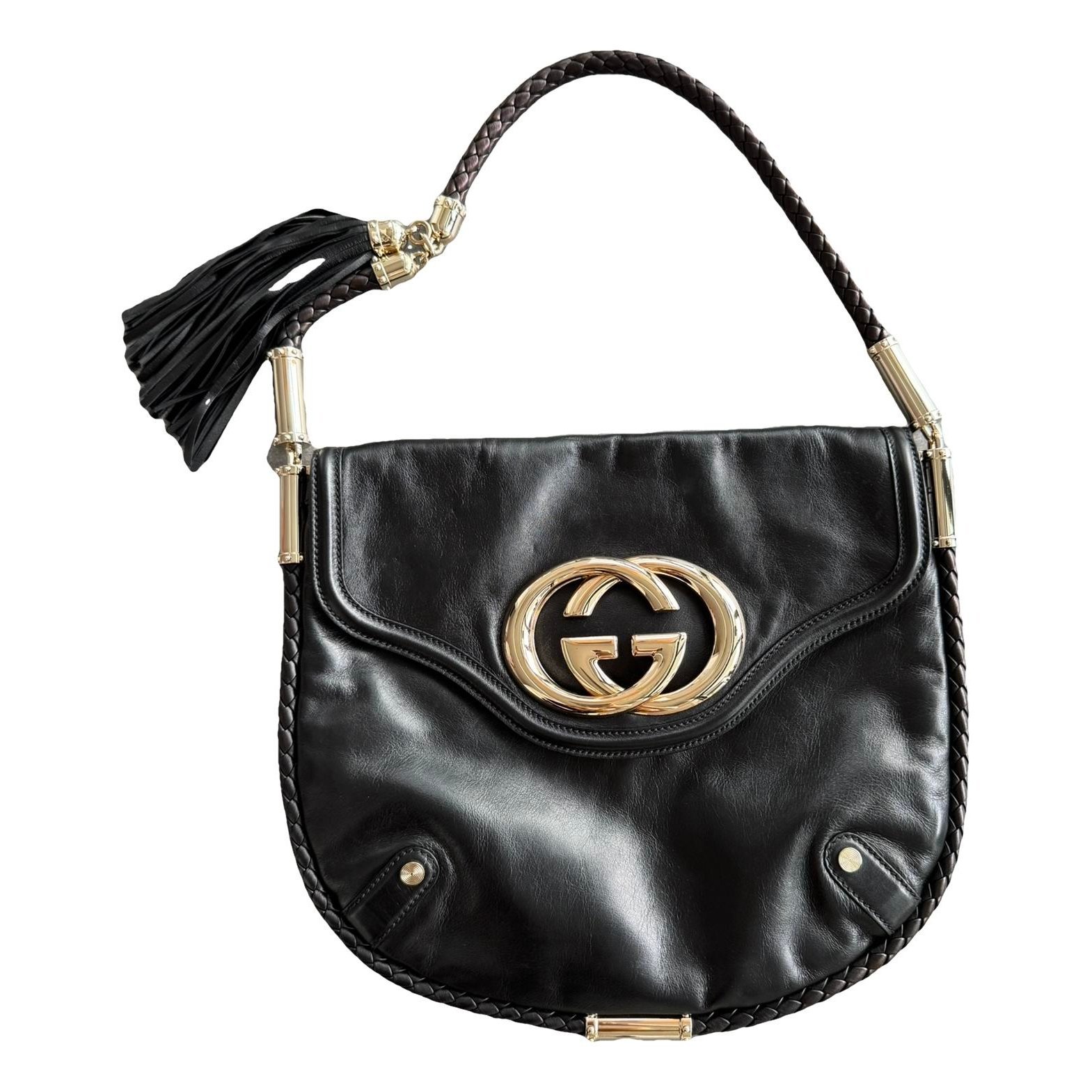 Britt leather handbag