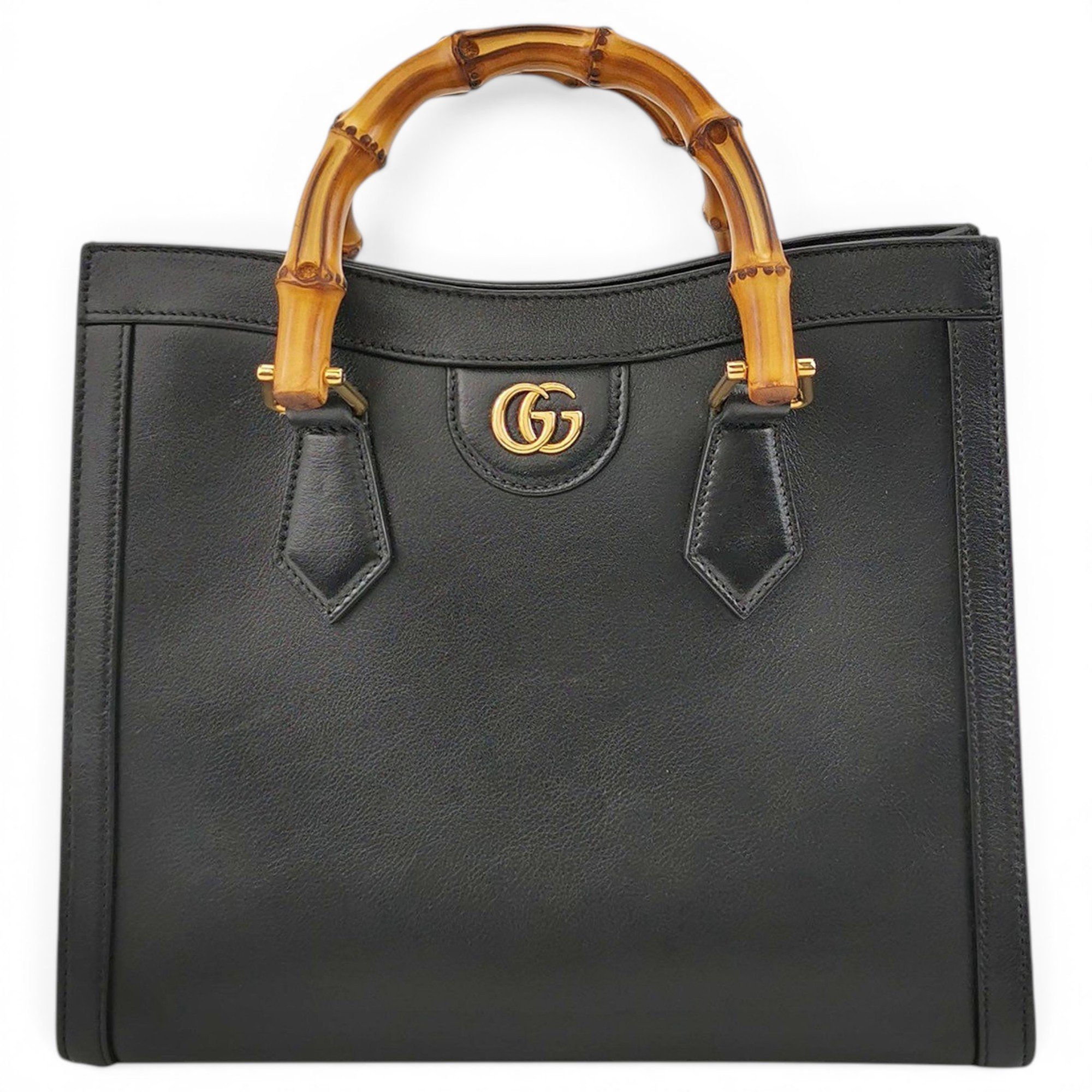 Diana Bamboo leather tote