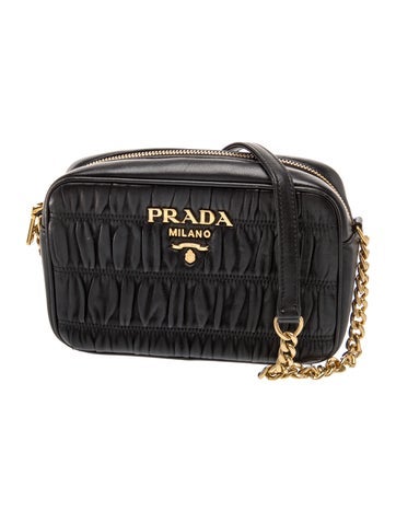Nappa Gaufre Leather Crossbody Bag