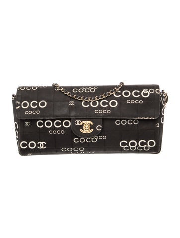 Coco Chocolate Bar E/W Flap Bag