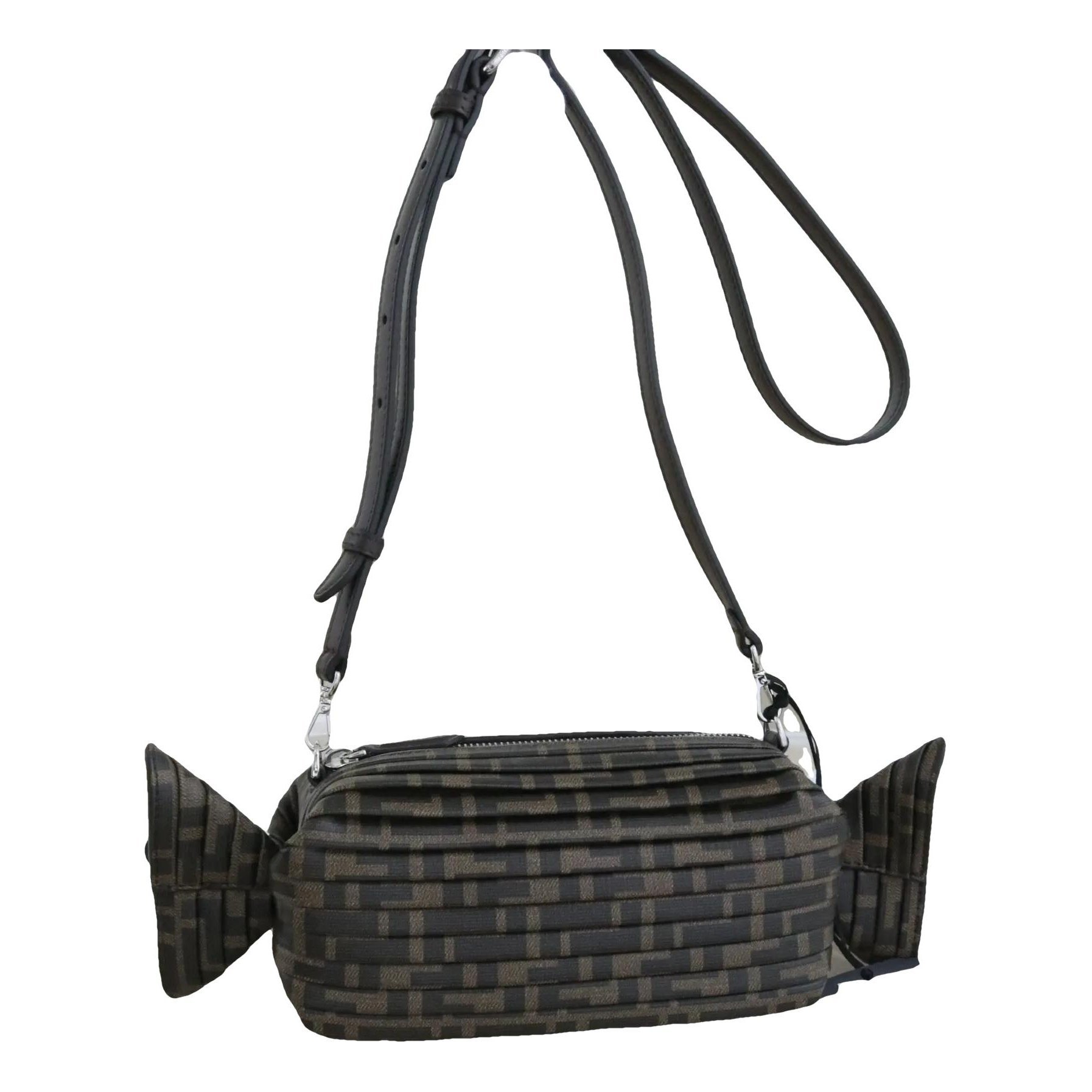 Vinyl crossbody bag