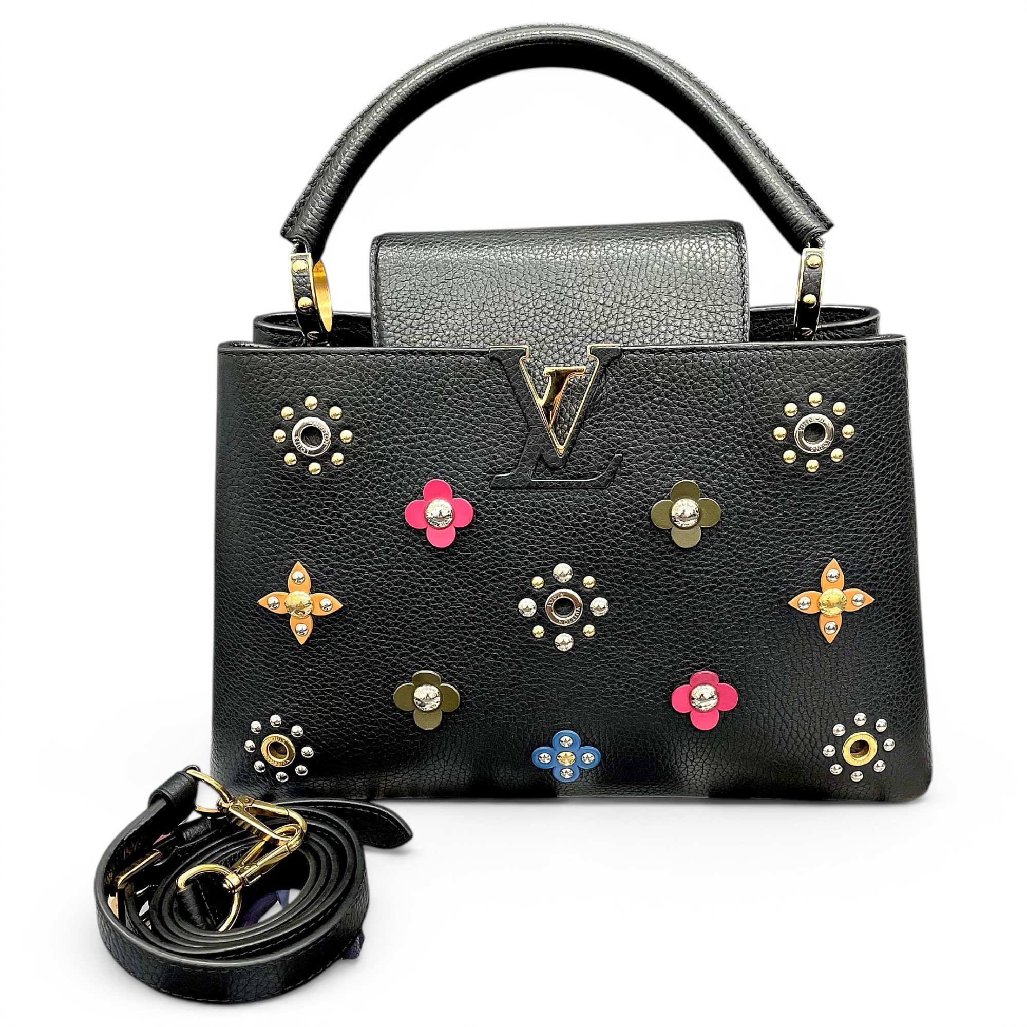 Capucines leather handbag