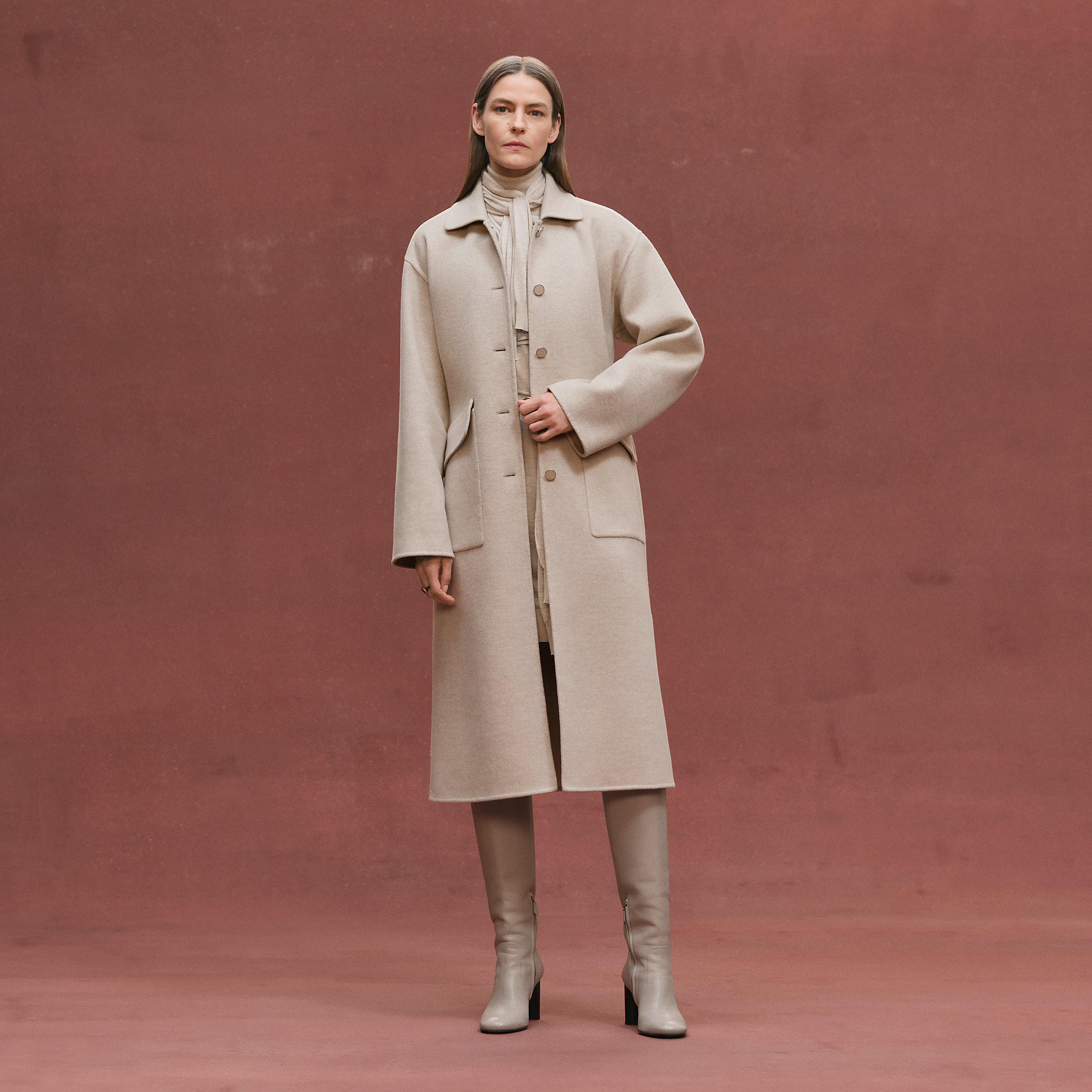 Equestrian long jacket