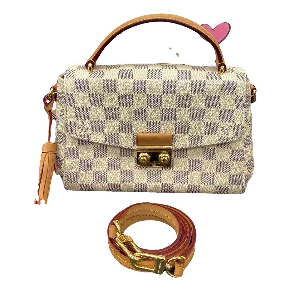 Croisette leather handbag