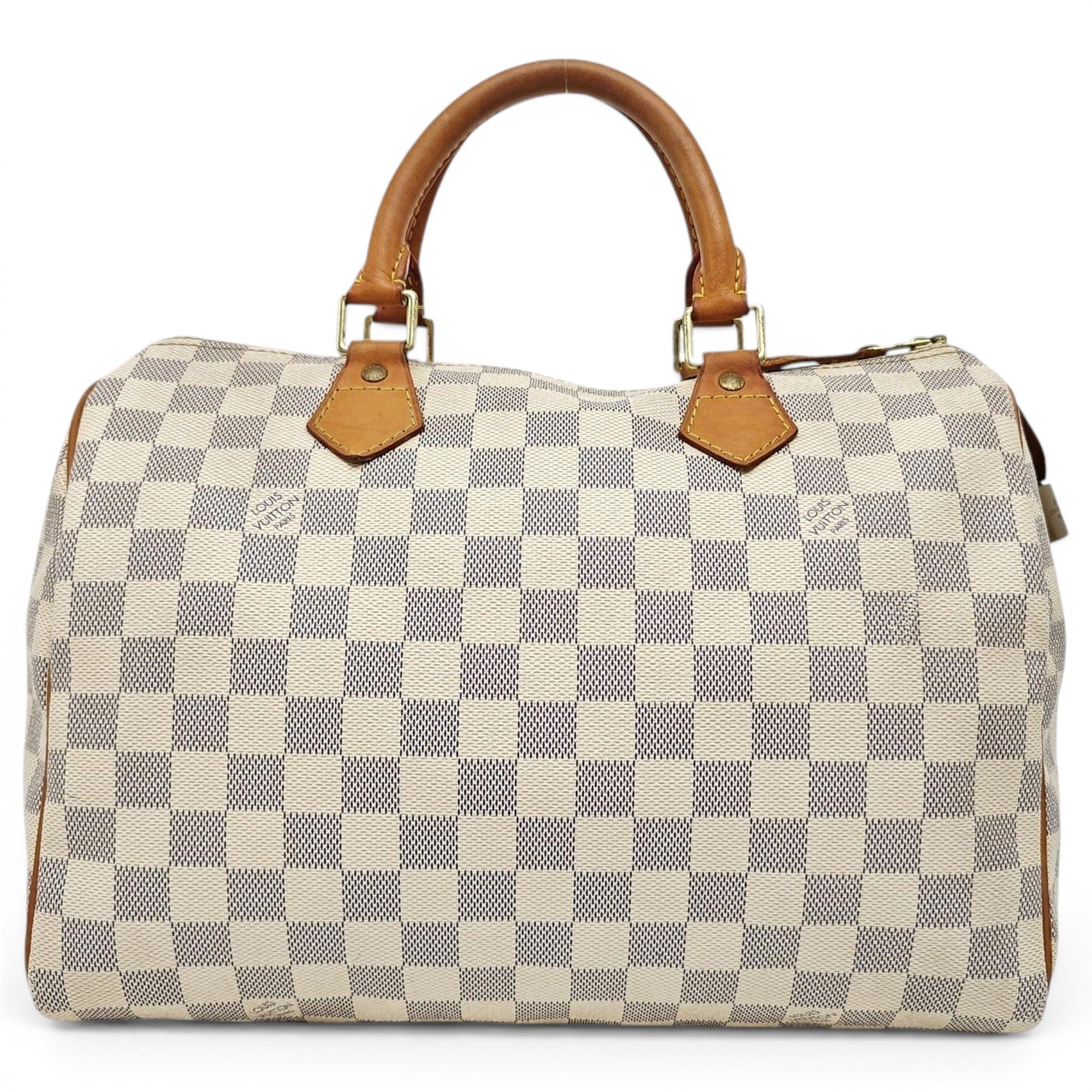 Nano Speedy / Mini HL leather handbag