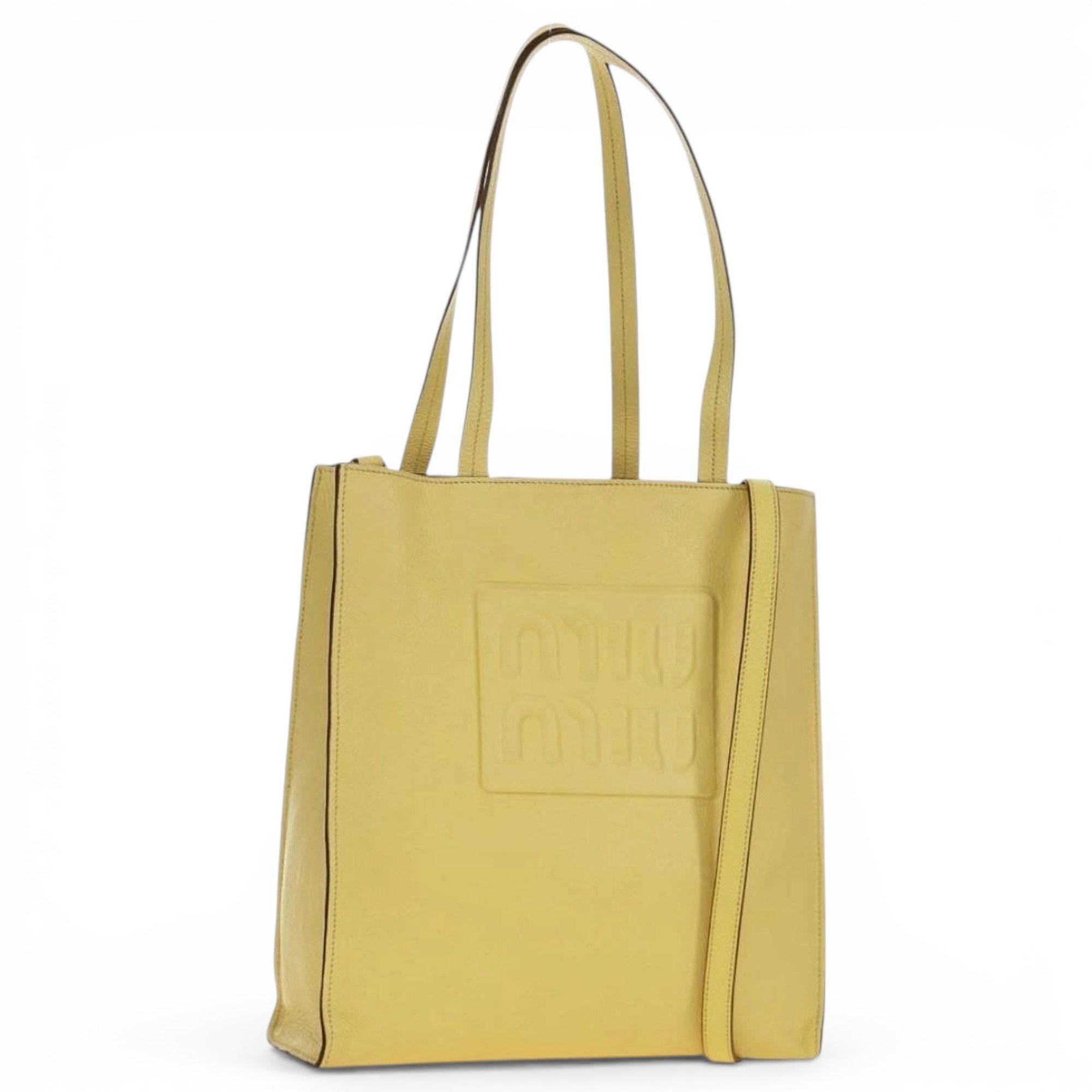 Leather tote