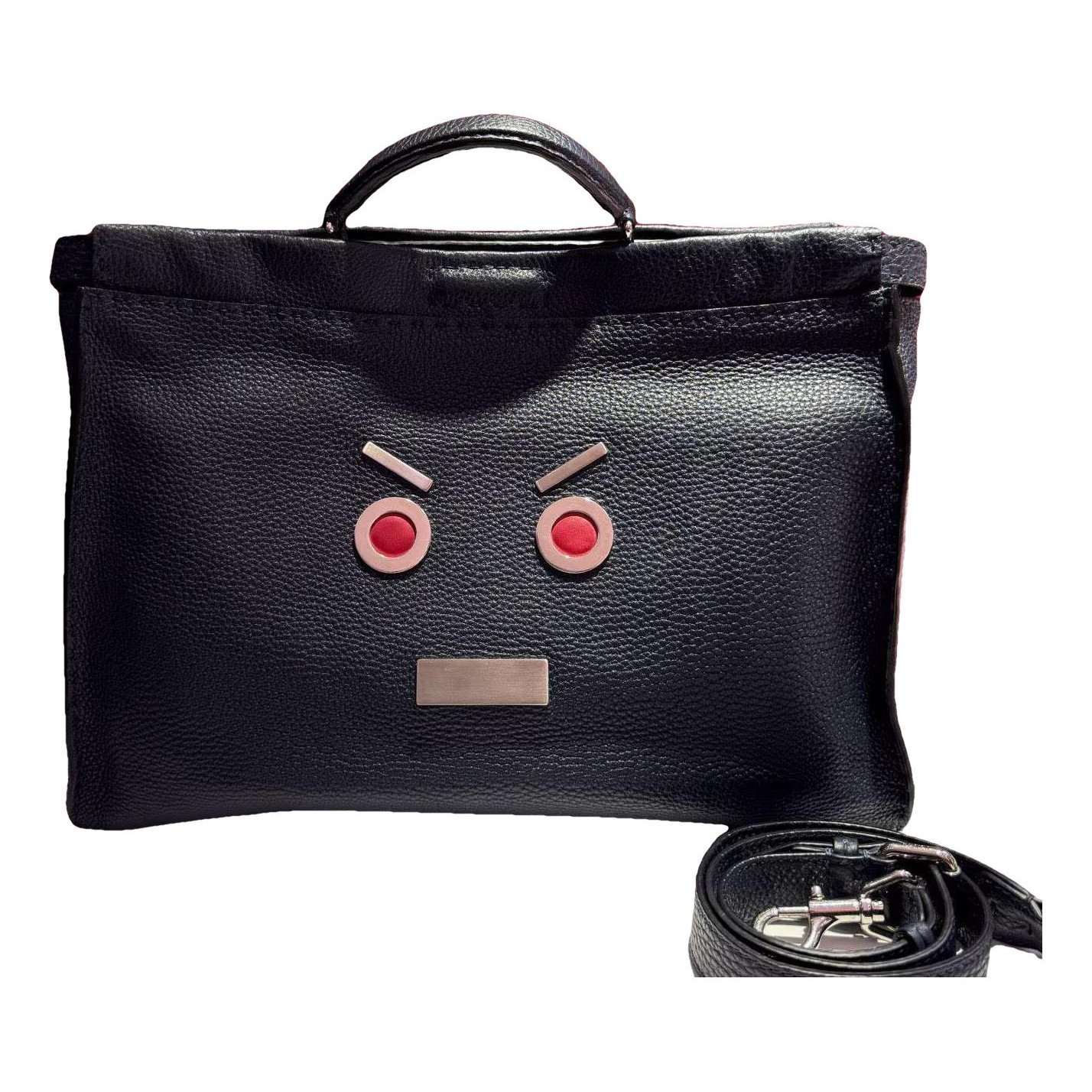 Peekaboo leather handbag