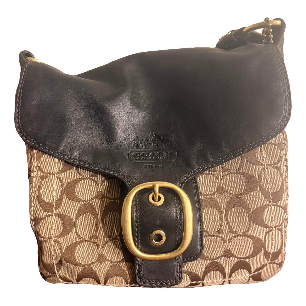 Leather crossbody bag
