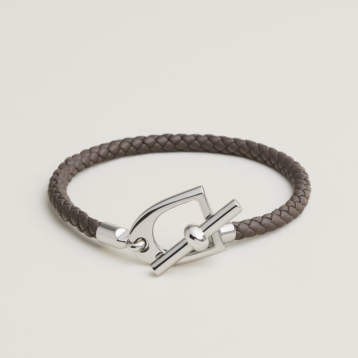 Gris Étain Etrier Bracelet