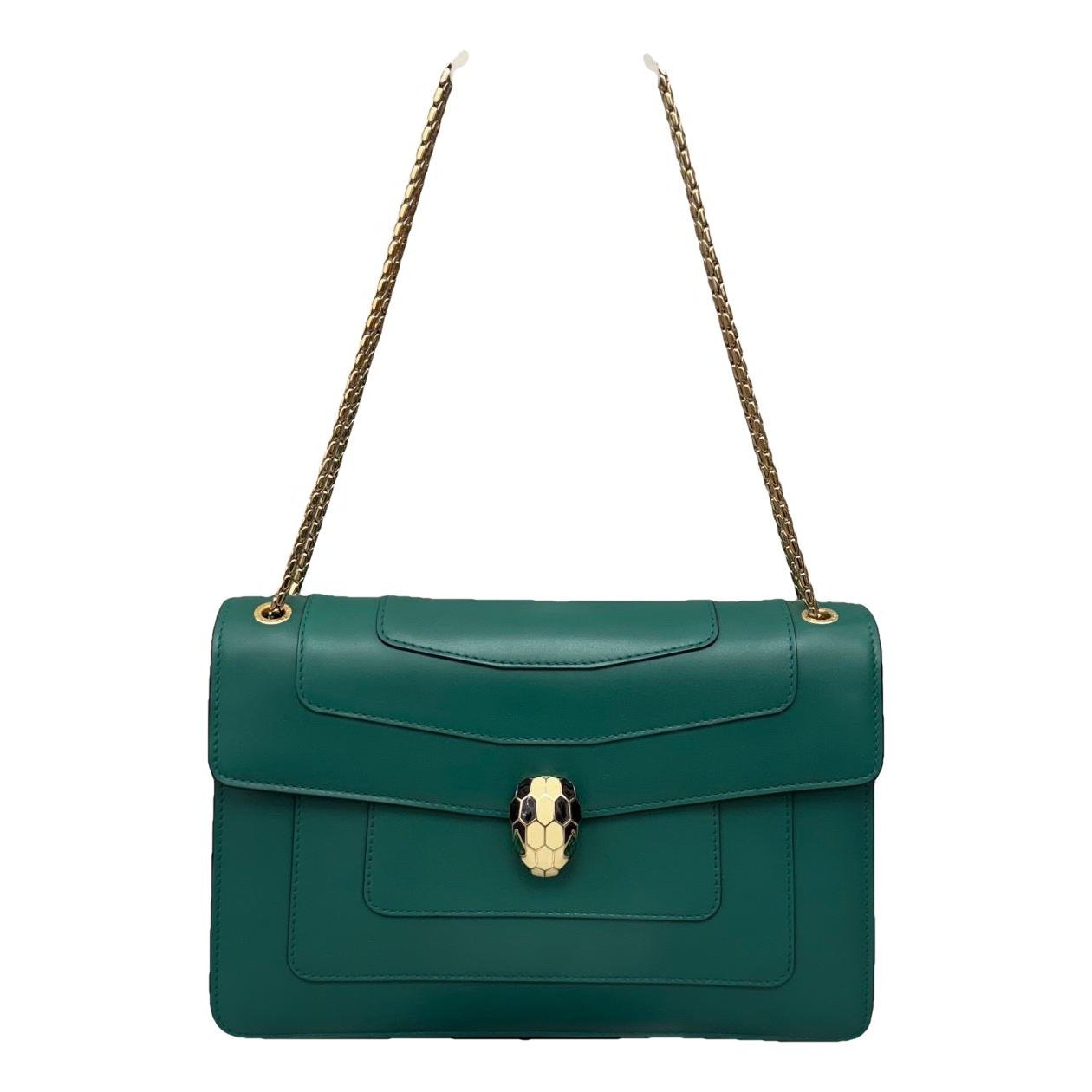 Serpenti leather handbag