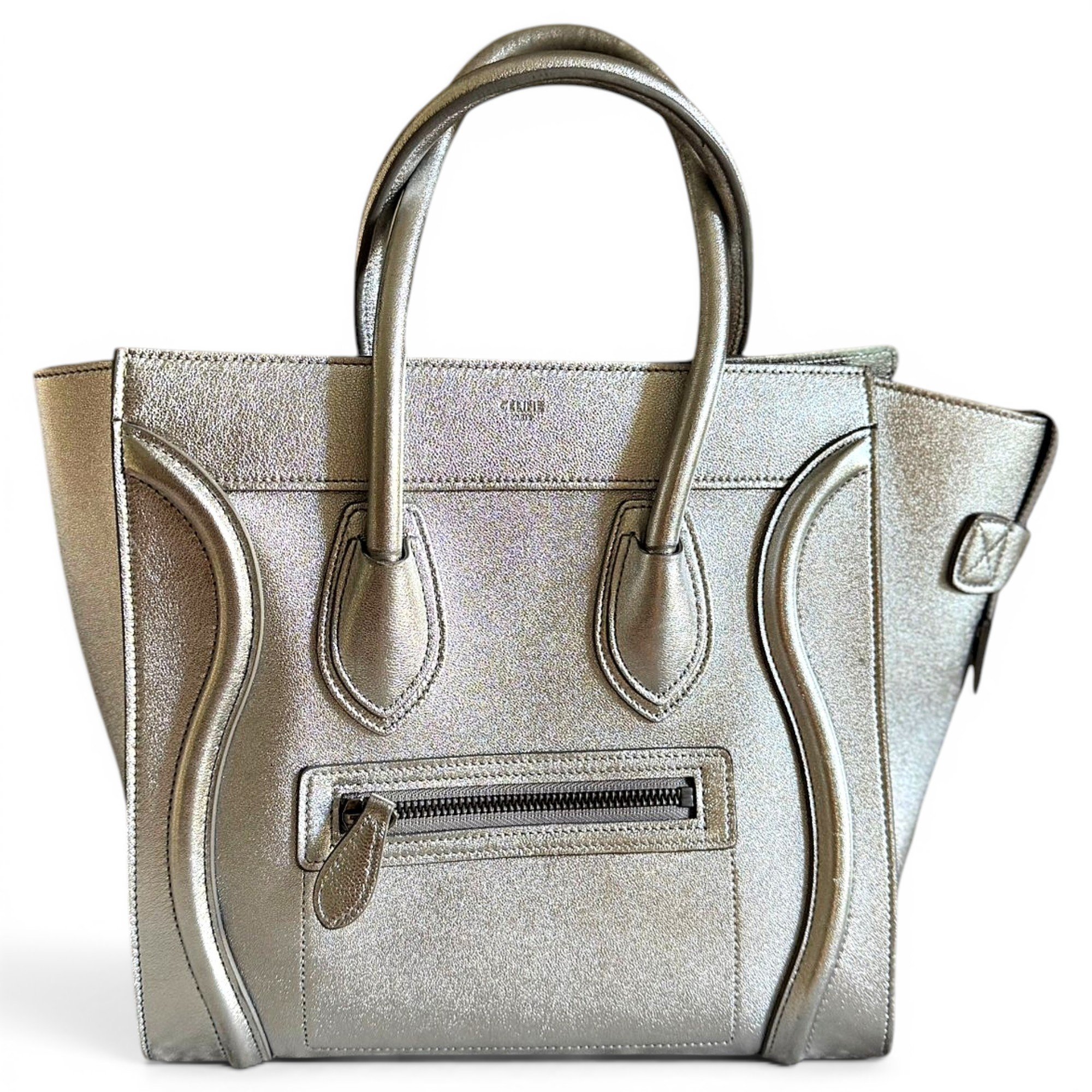 Luggage leather handbag