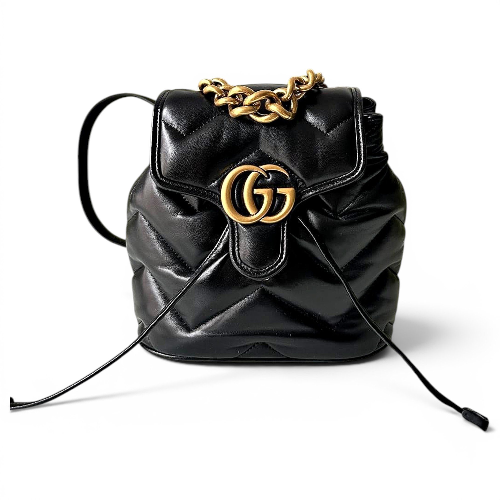 Leather backpack