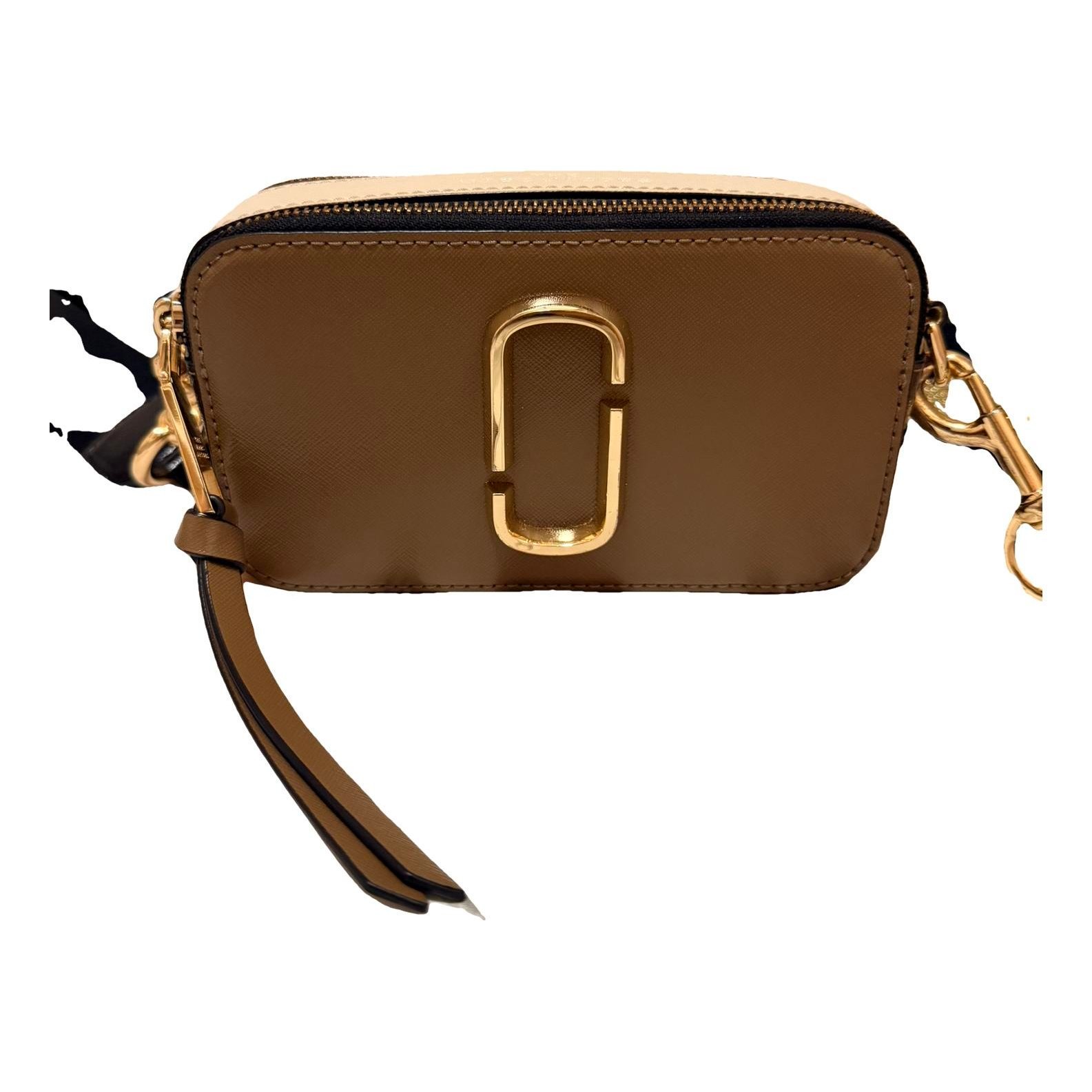 Snapshot leather crossbody bag