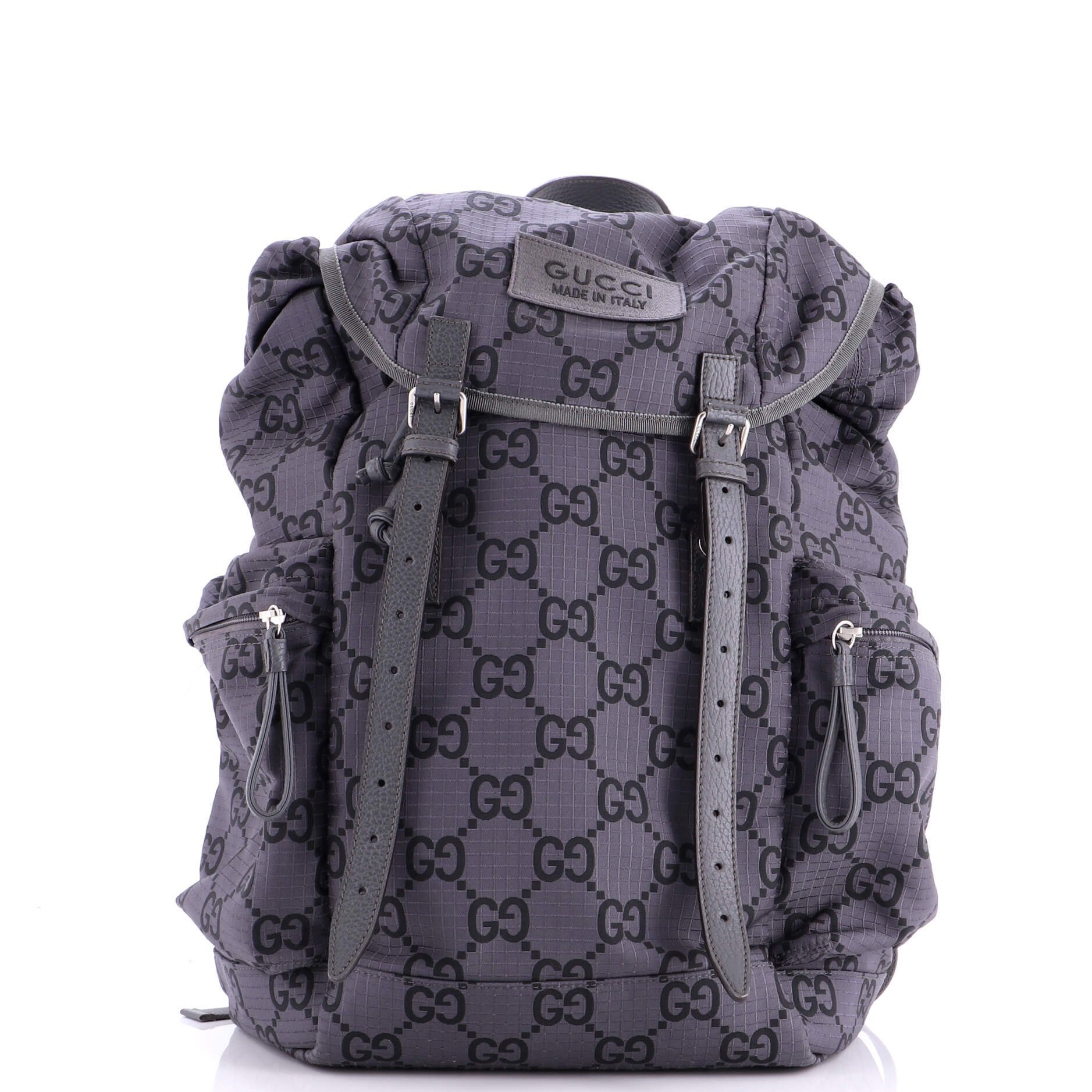 Leather backpack