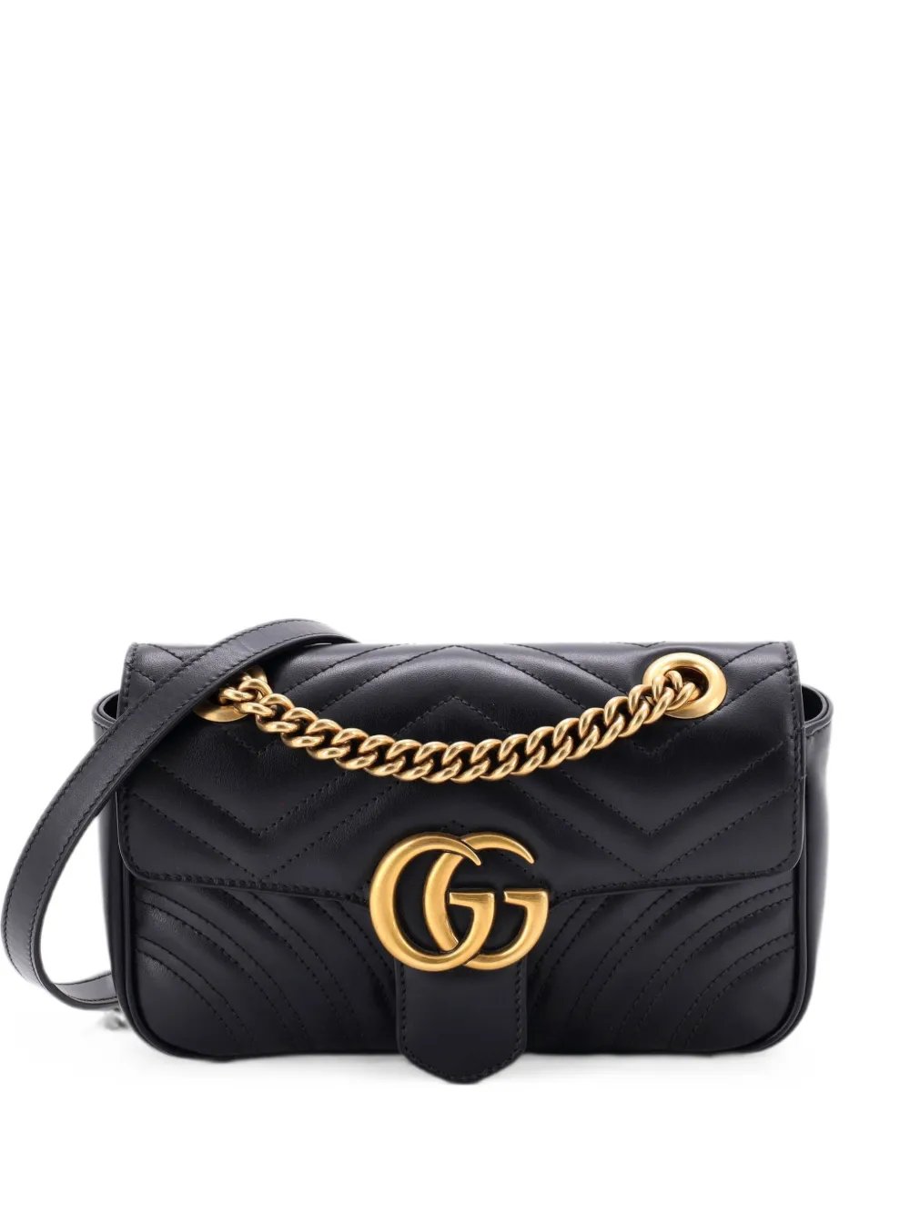 GG Marmont Flap Bag Matelasse Leather Small crossbody bag
