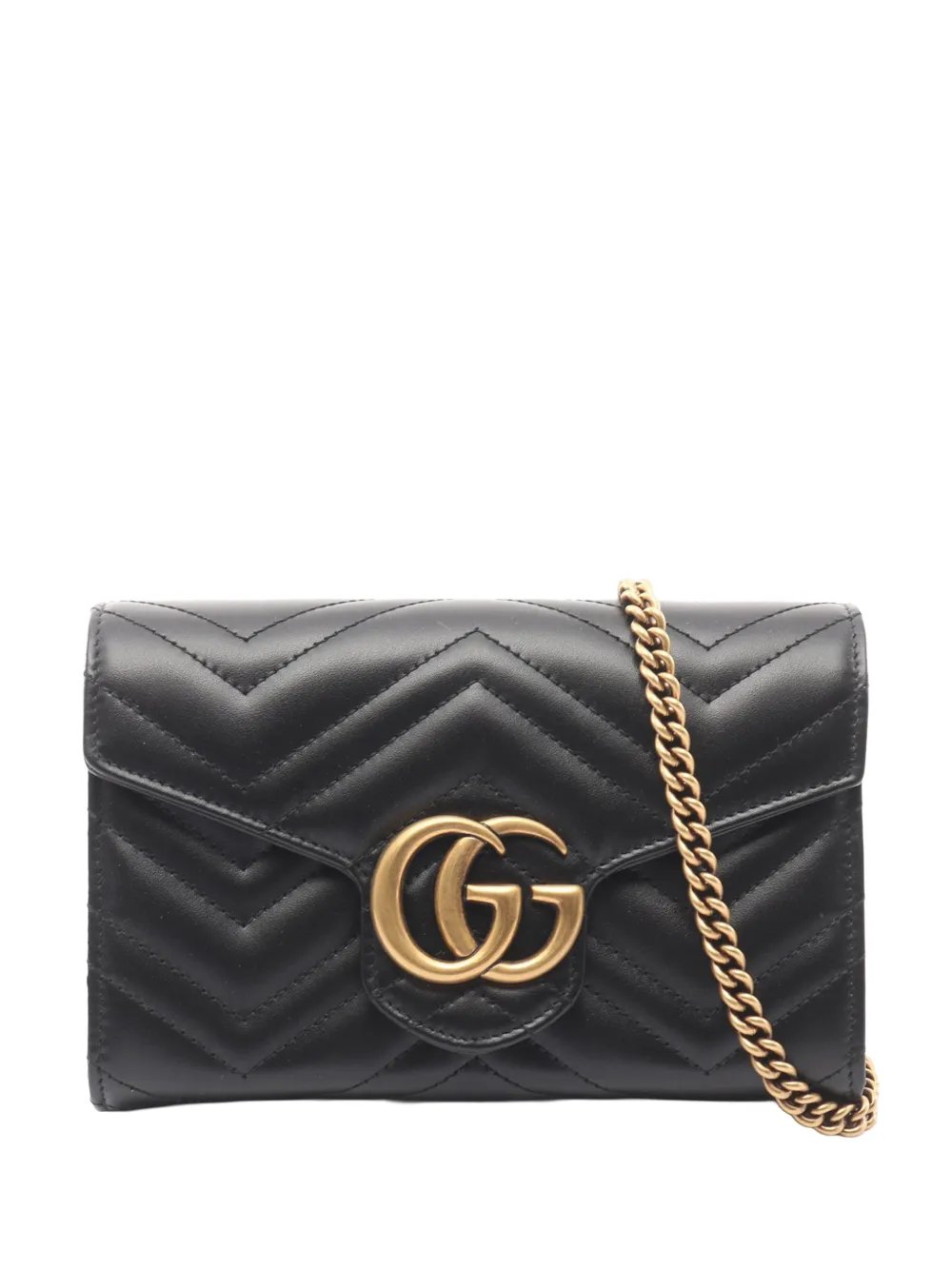 2000-2015 GG Marmont Matelasse Leather Wallet On Chain crossbody bag