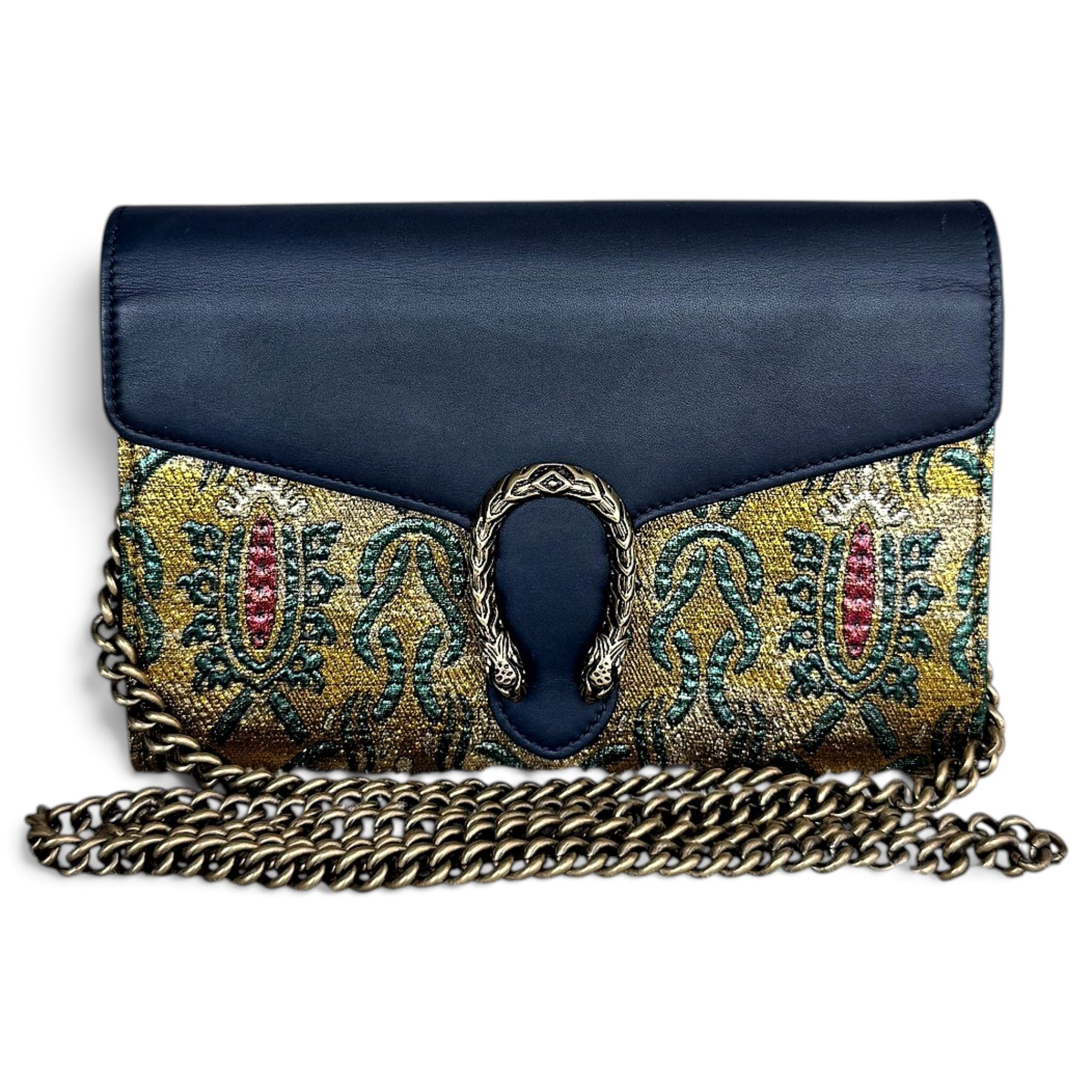 Dionysus Chain Wallet leather crossbody bag