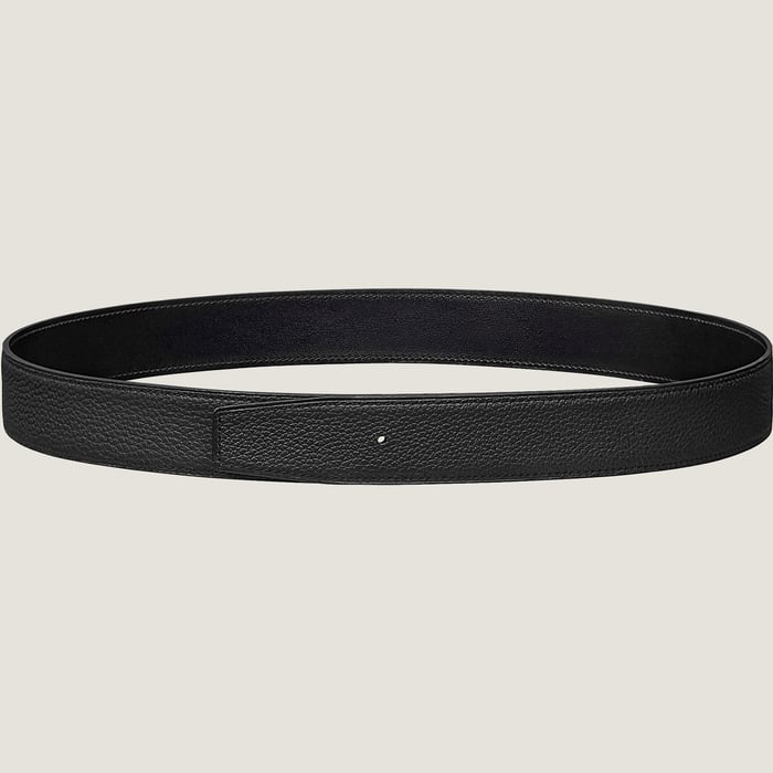 Noir Reversible Leather Strap 32 MM