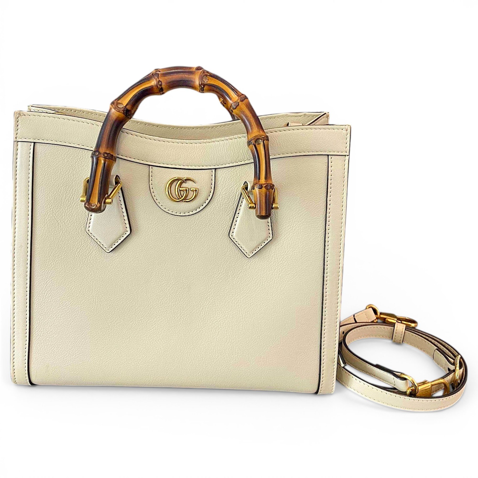 Diana Bamboo leather tote