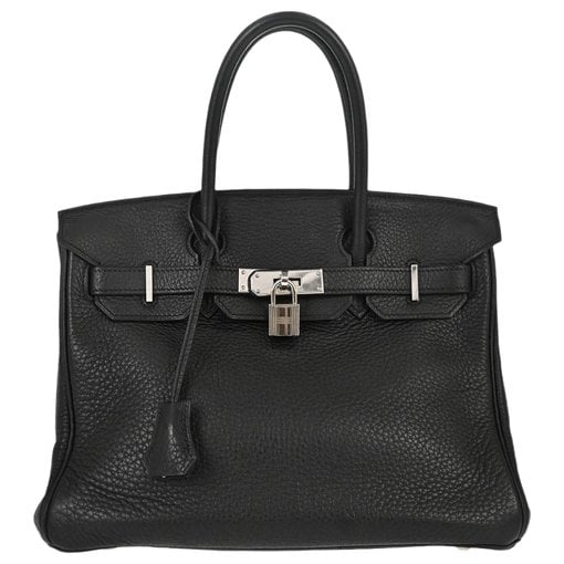 Birkin 35 leather handbag
