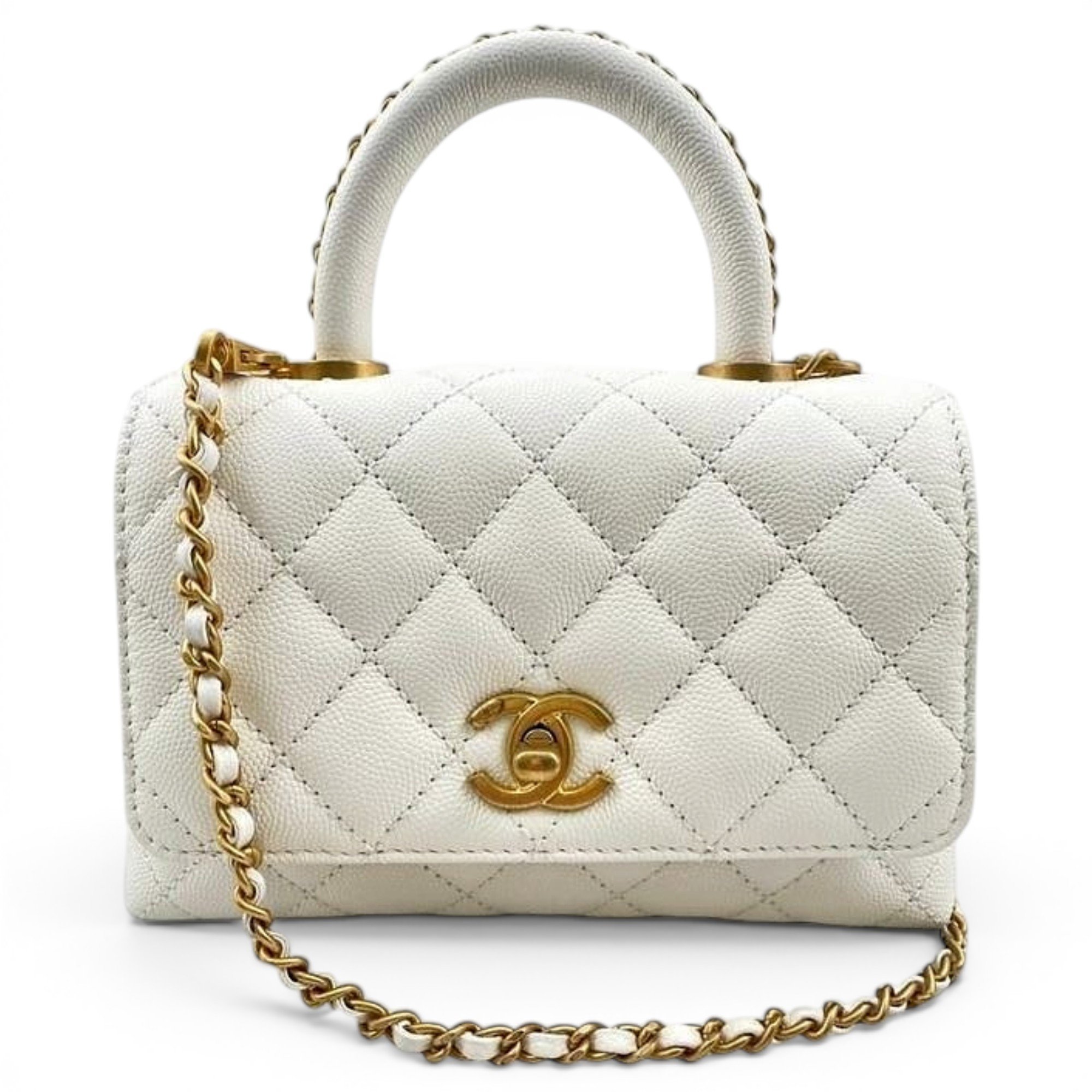 Coco Handle leather handbag