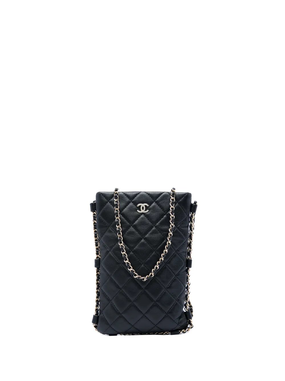 2017-2018 CC Quilted Lambskin Chain Around Phone Holder crossbody bag