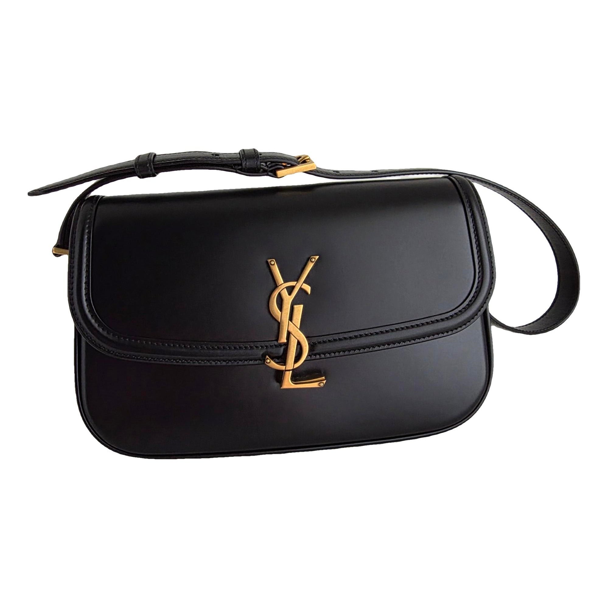 Solférino leather handbag