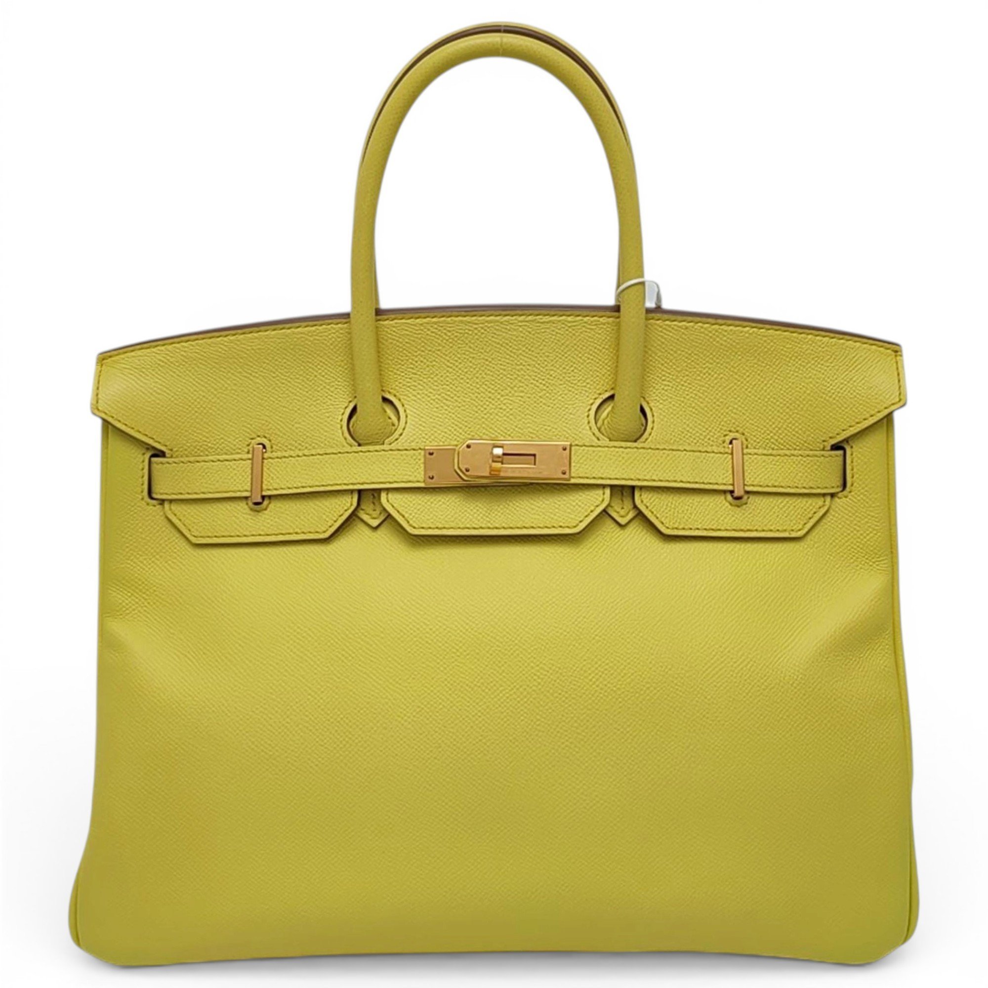 Birkin 35 leather handbag